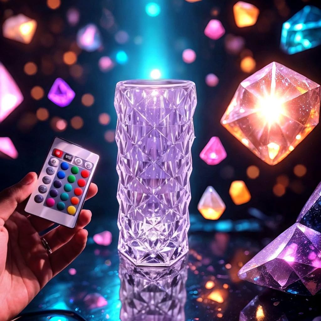 Btfash 3D Dolphin Crystal Ball Night Lamp | Table Led Light With Wooden Stand For For Home Decor, Birthday Gift For Teens Boys A