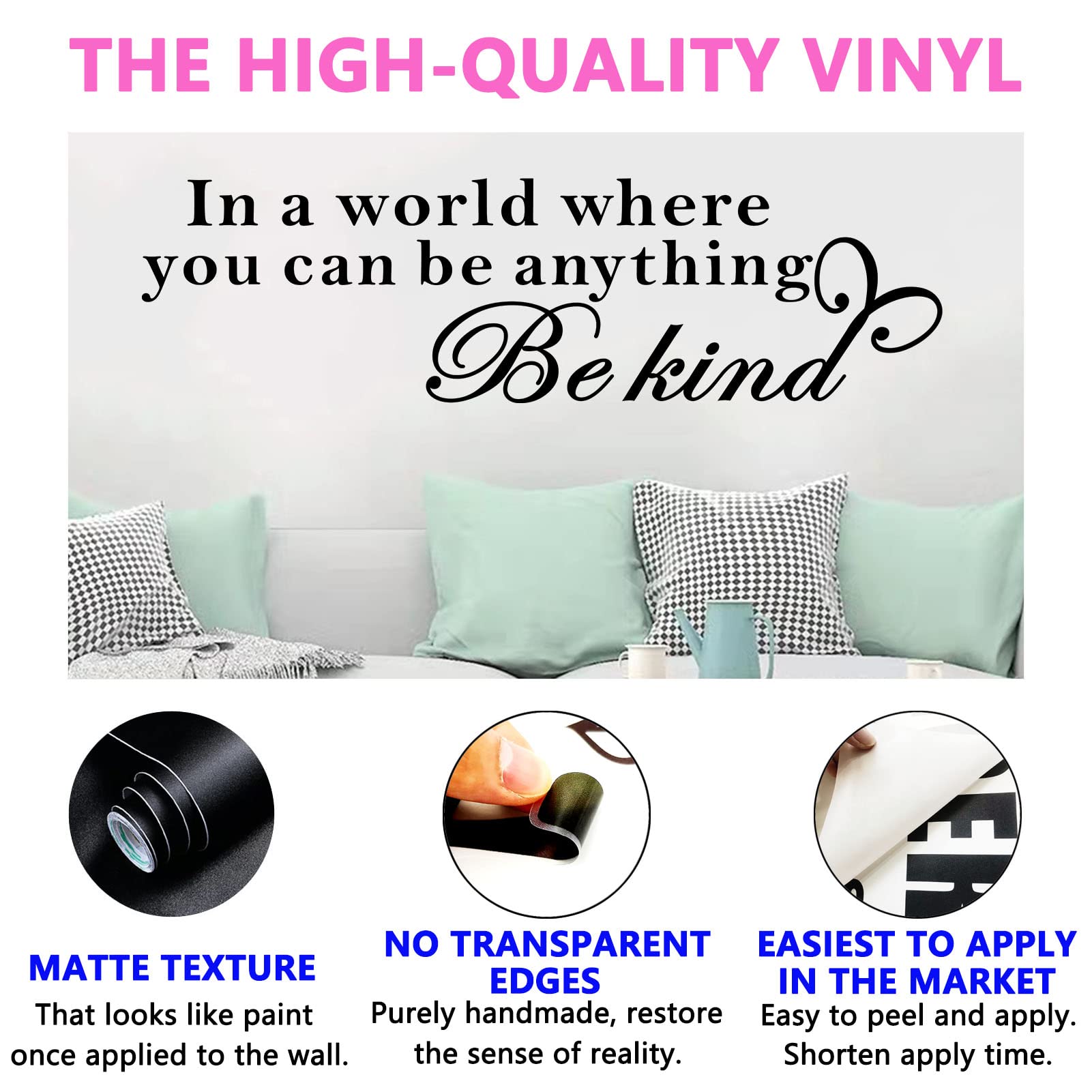 Seatune Wall Decals For Kids, Classroom Wall Decals, Quotes Inspirational Boys Girls Baby Teens Nursery School Playroom Vinyl Ar