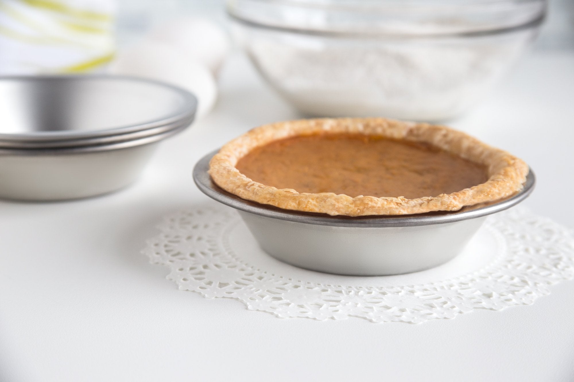 Fox Run Pie Pan Set, Tin-Plated Steel, 5-Inch, 4-Piece
