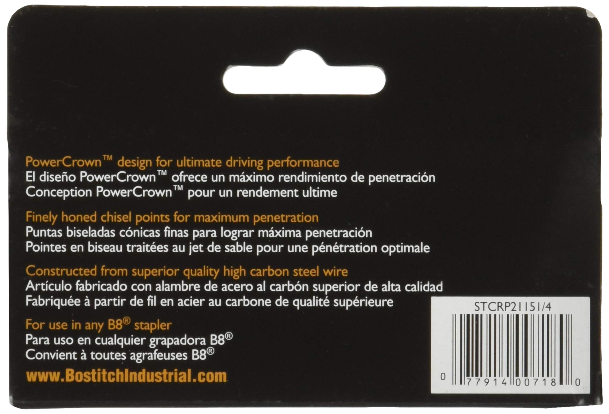 Value Pack Of 6 Boxes Stanley Bostitch B8 Powercrown Premium 14 Staples (Stcrp211514)