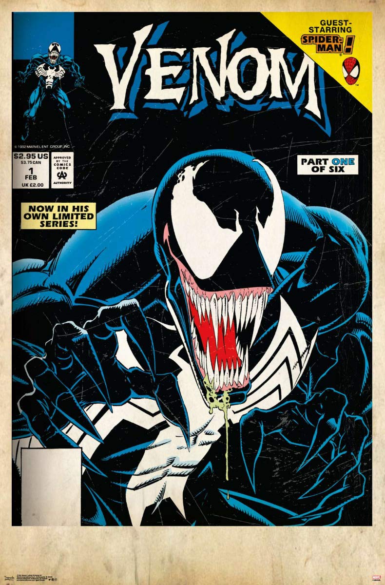 Trends International Marvel Comics - Venom - Lethal Protector Cover #1 Wall Poster, 14.725'' X 22.375'', Premium Unframed Versio