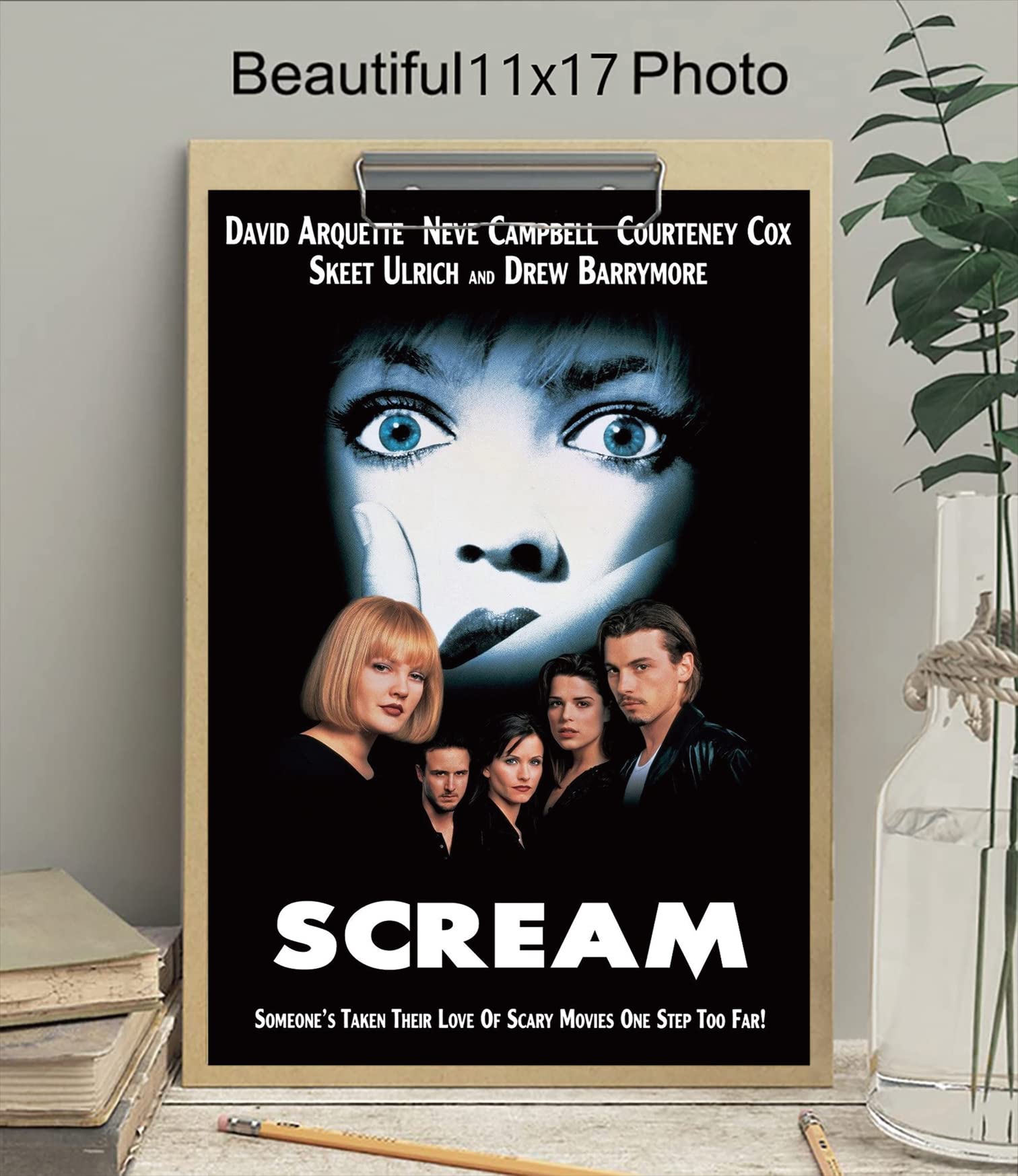 Fatcat Wall Graphics Scream - 1996 Movie Poster Frameless Gift 12 X 18 Inch(30Cm X 46Cm)-Lt-071