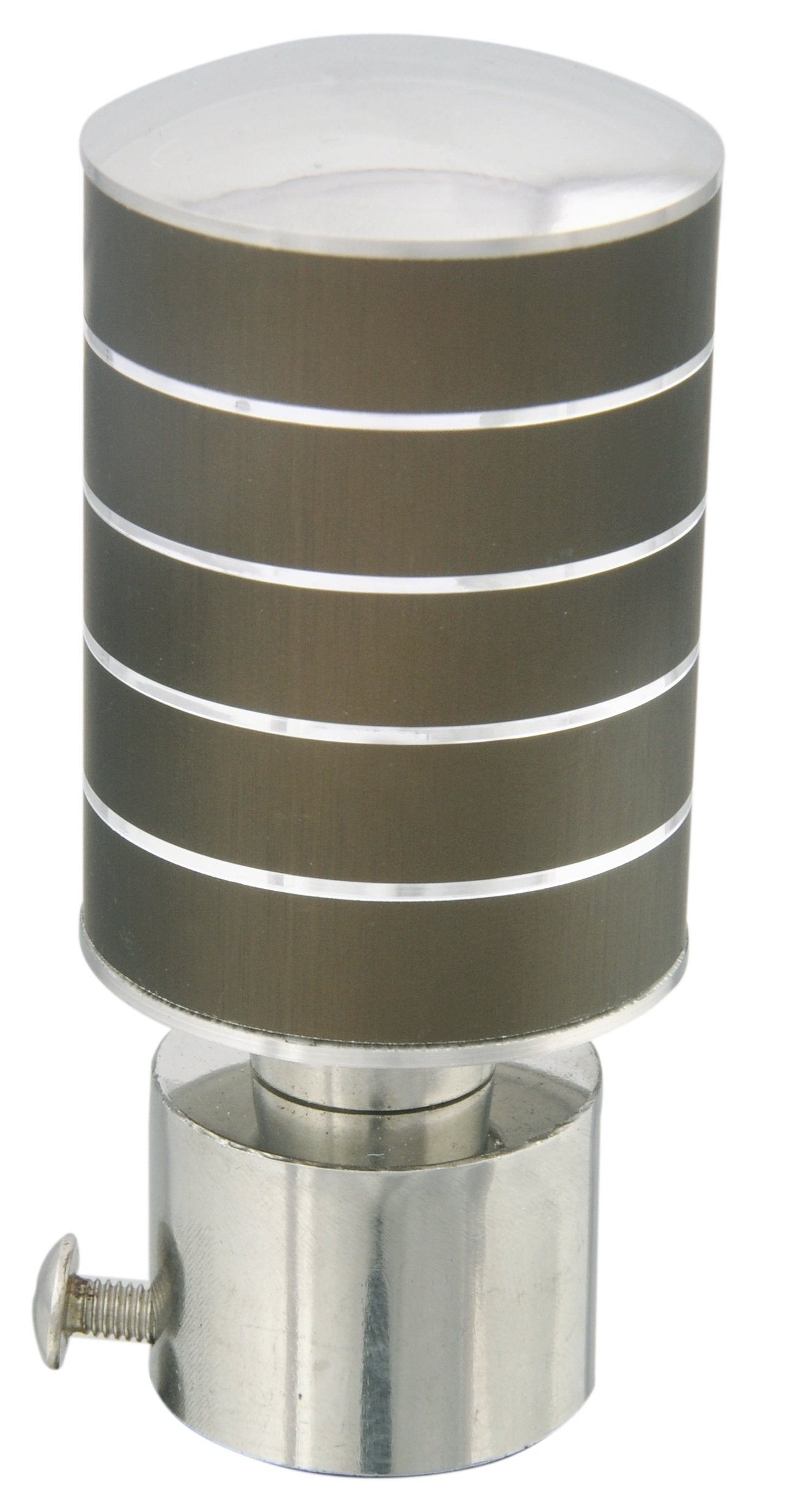 Prushti Fashion Steel Curtain Bracket for Door and Window (Mehendi , Standard) - Set of 6, grommets