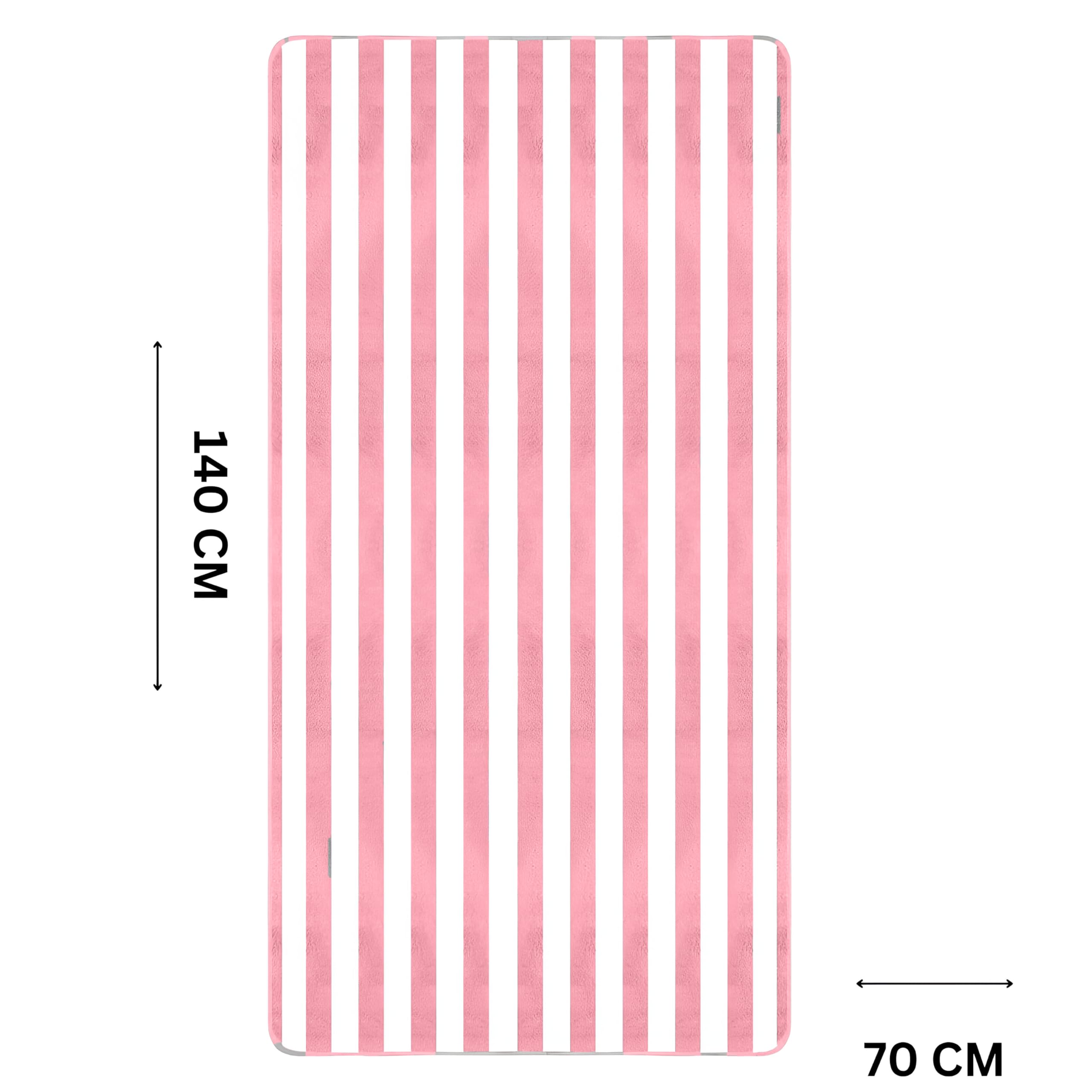 Maxoshine Microfiber Towels For Bath-Stripes Bath Towel For Men And Women-Soft Coral Fleece Towel With Hook Quick Dry Super Abso