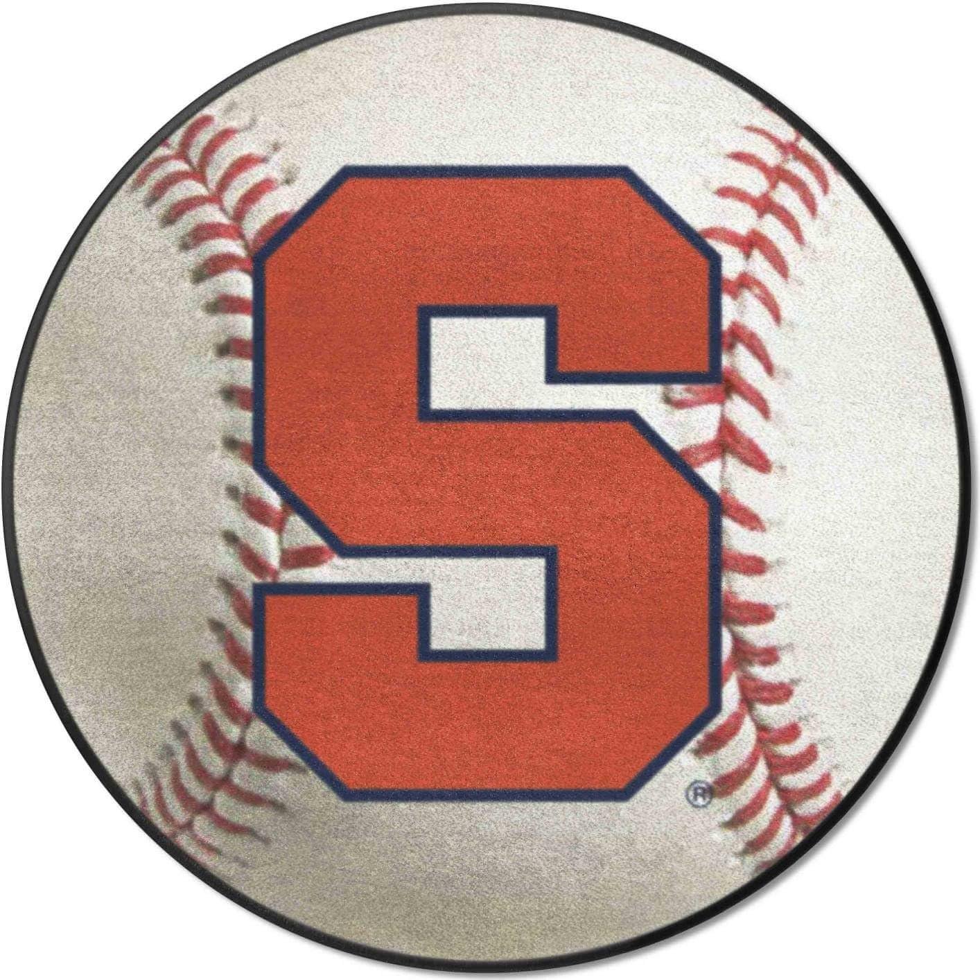 Syracuse Orangemen NCAA Baseball Round Floor Mat (29)