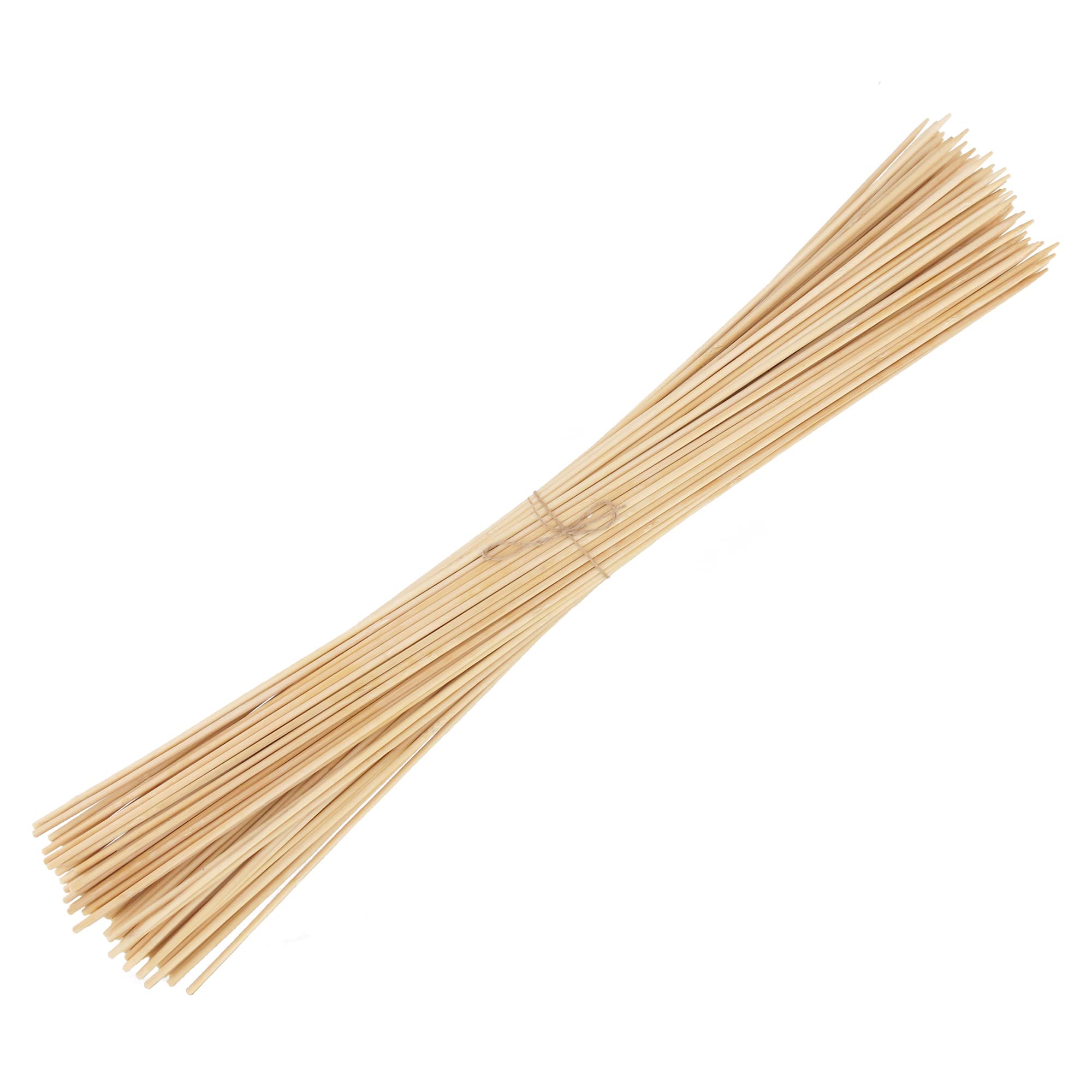 BambooMN - 5mm Semi-Point Marshmallow Bonfire Roasting Bamboo Skewers - 36 (91cm) - 100 Pieces
