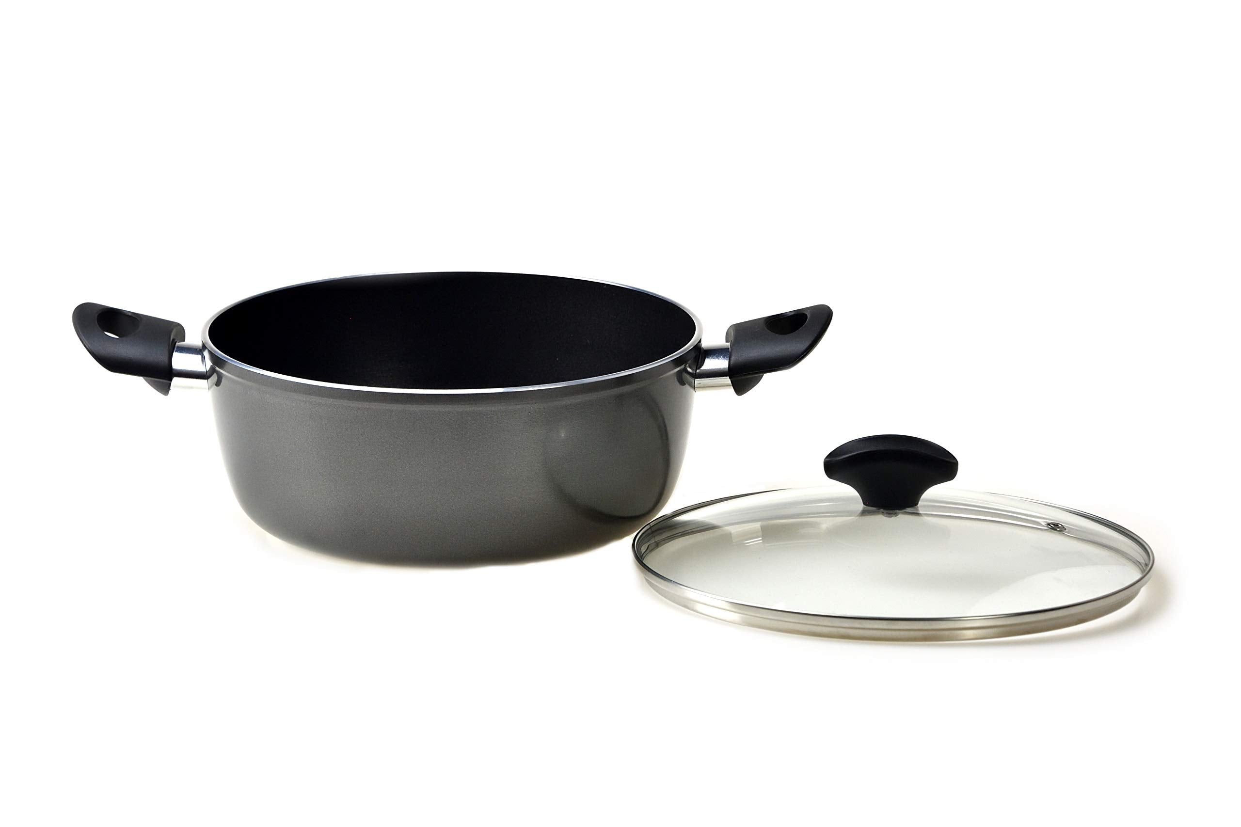 Ravelli Italia Linea 85 Non Stick Induction Stock Pot, 5 Quart