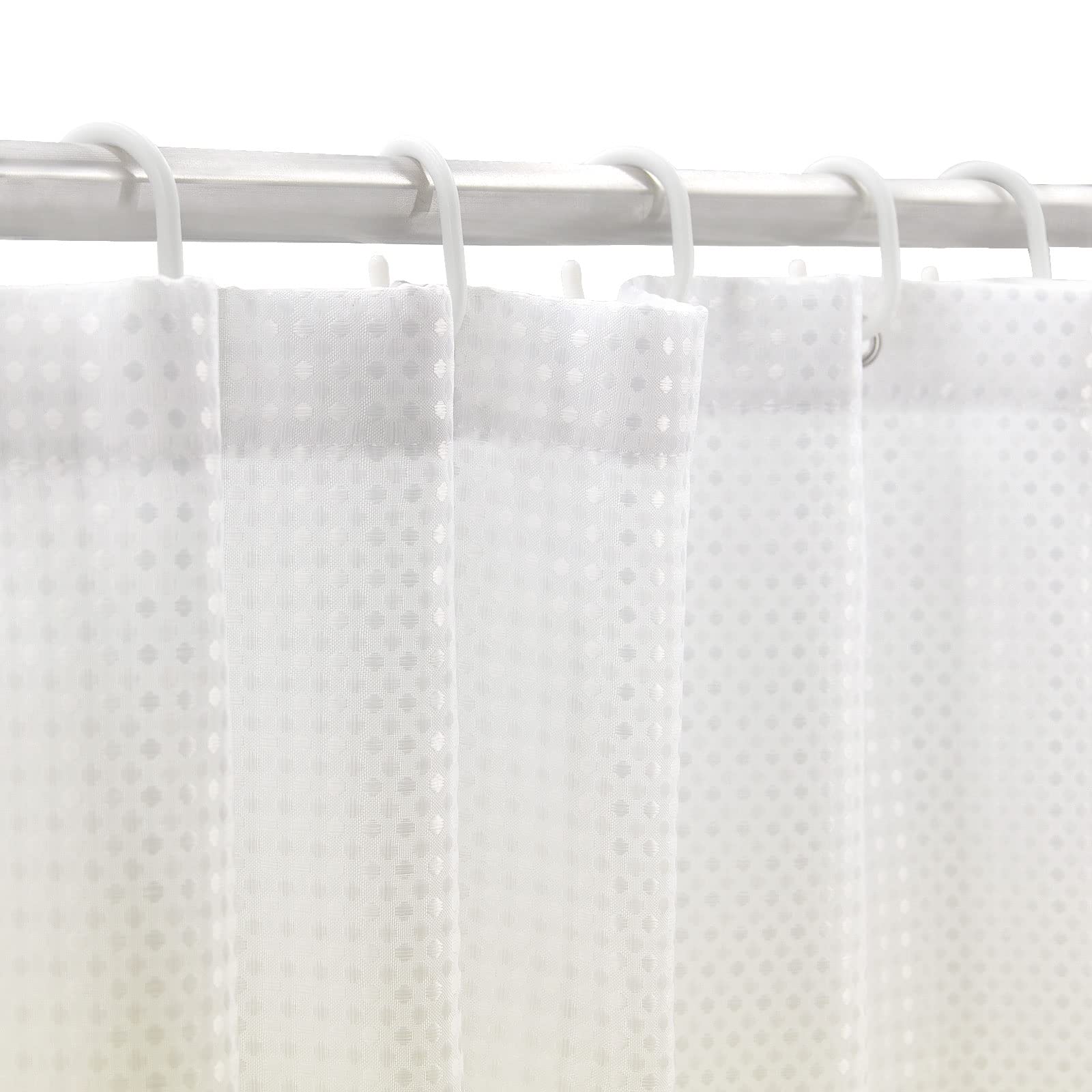 BBiggood 36 x 72 Small Stall Shower Curtain  Gold Ombre Narrow Shower Curtain for Bathroom  36 Inch Waffle Weave Fabric Shower Curtain Set with Hook  Hotel Spa Luxury Shower Curtain Water Repellent.