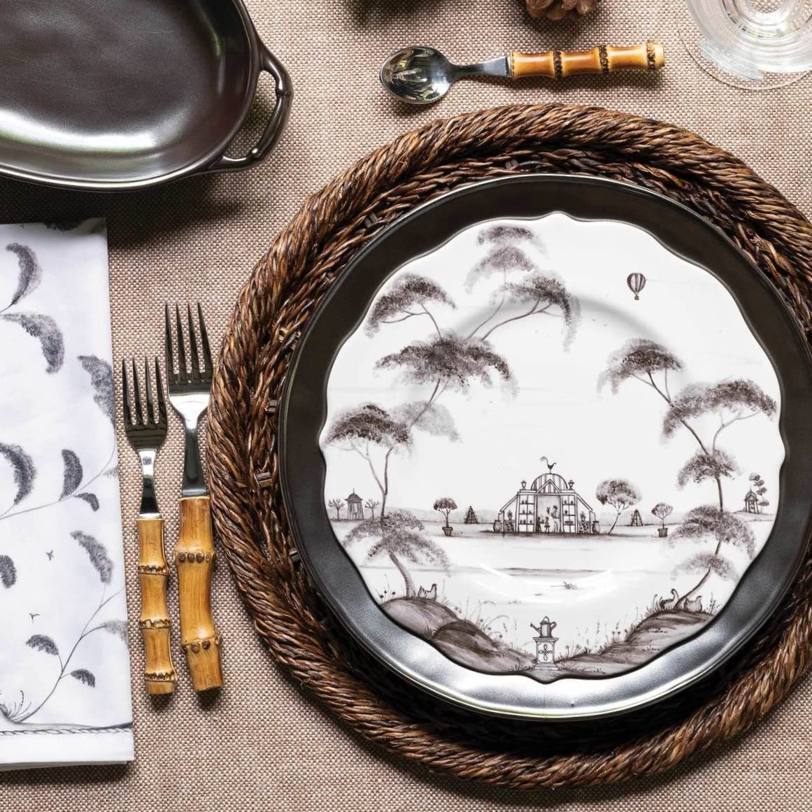 Juliska Country Estate Flint Dessert/Salad Plate Conservatory