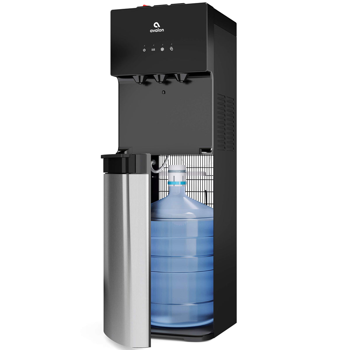 Avalon Bottom Loading Water Cooler Water Dispenser With Bioguard- 3 Temperature Settings - Hot, Cold & Room Water, Durable Stain