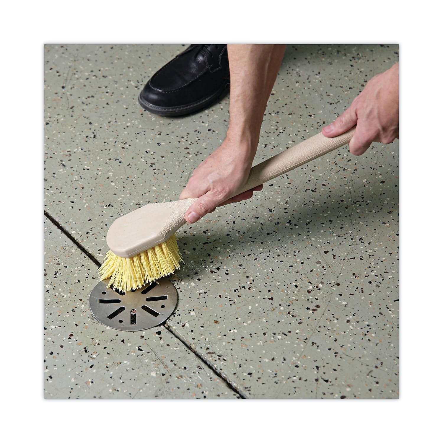 Boardwalk Bwk4320 20 In. Long Polypropylene Fill Handle Utility Brush - Tan