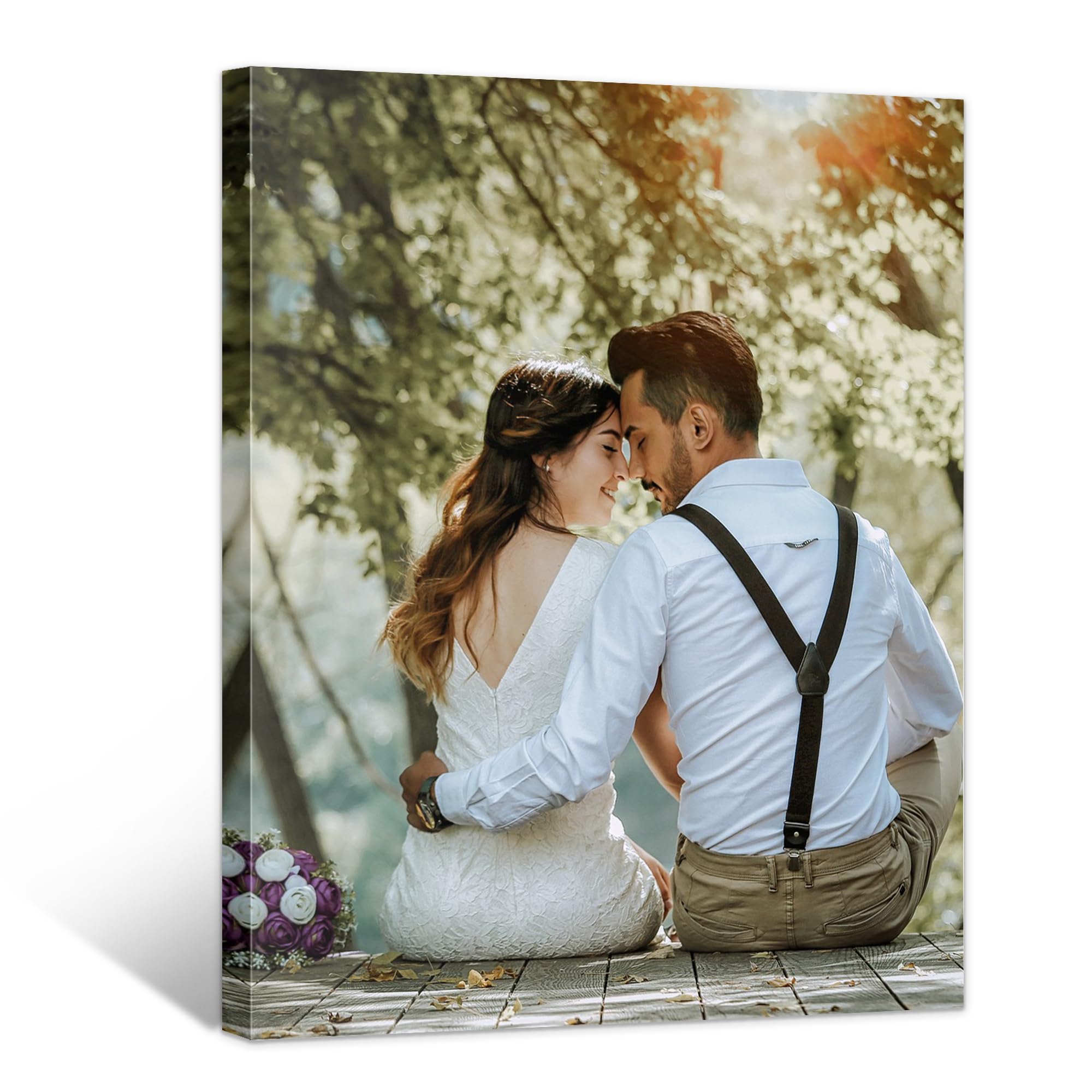 Wega Custom Canvas Prints With Your Photos (Framed 16X24) Upload Your Image/Photo-Custom Personalized Photo Gifts To Canvas,Wall