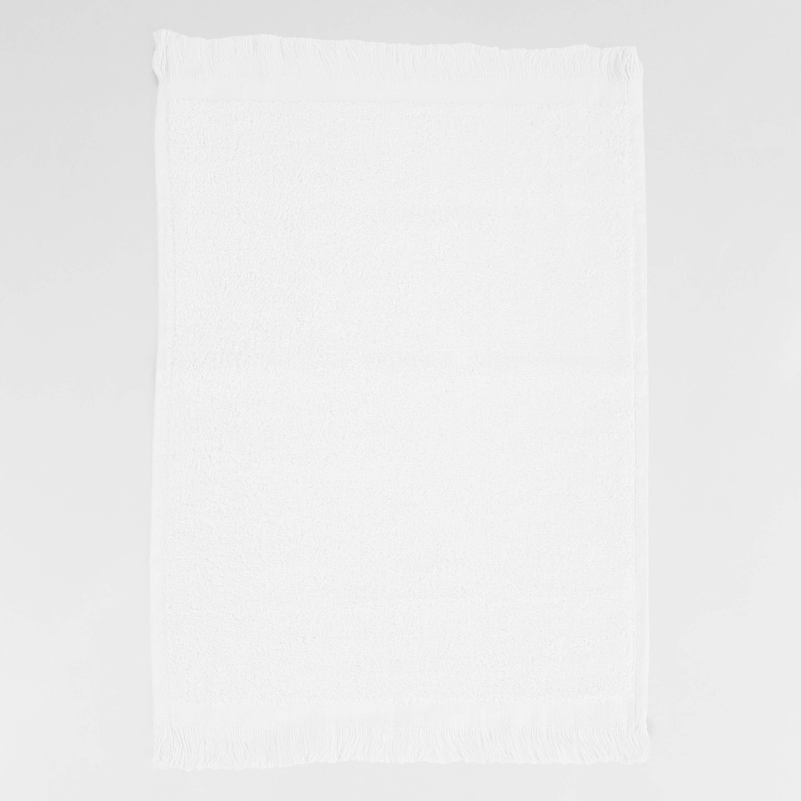 Totebagfactory (12 Pack Set Of 12- Promotional Priced Fingertip Towels (White)