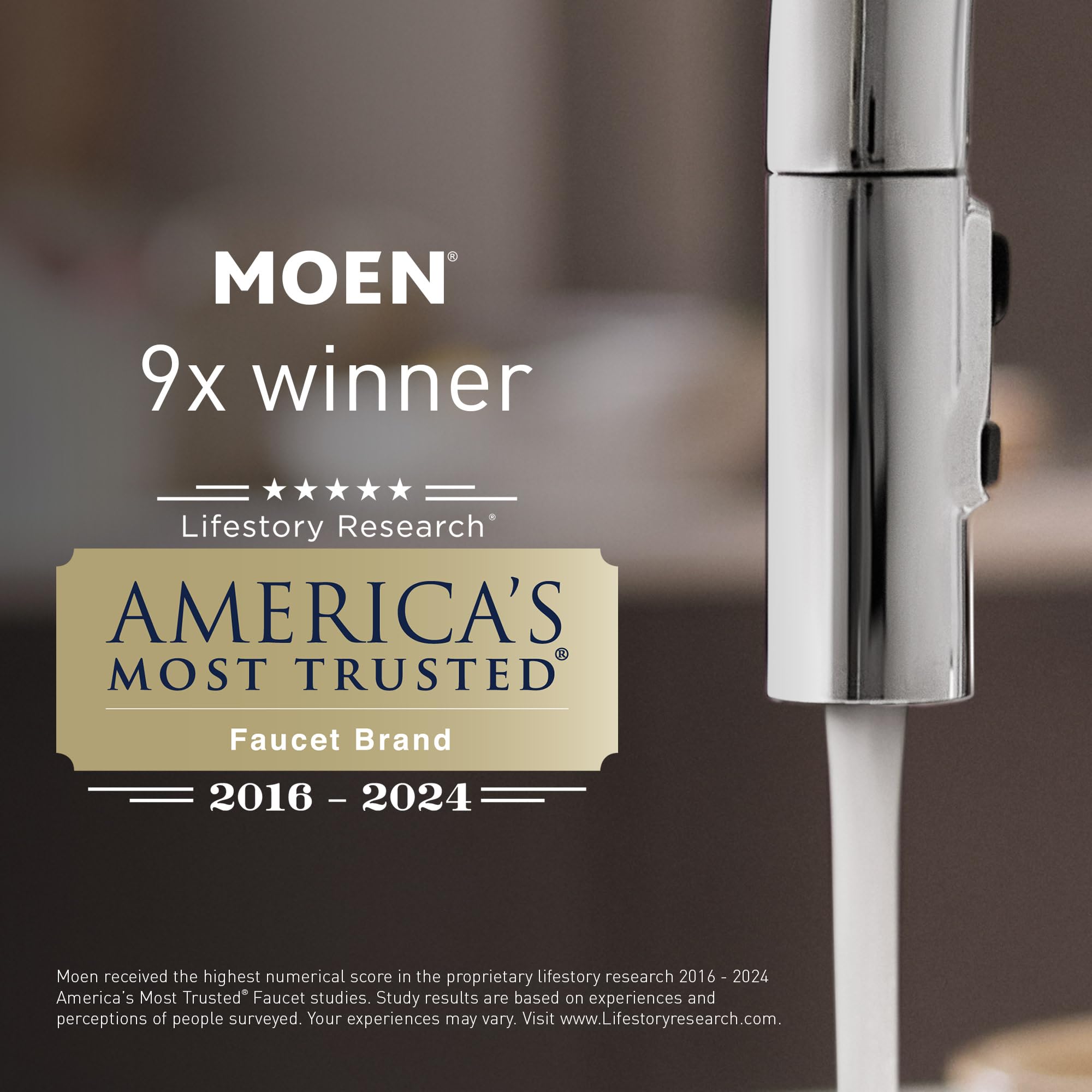 Moen Genta Lx Brushed Nickel Modern 24-Inch Single Wall Mounted Towel Bar For Kitchen Or Bathroom, Bh3824Bn