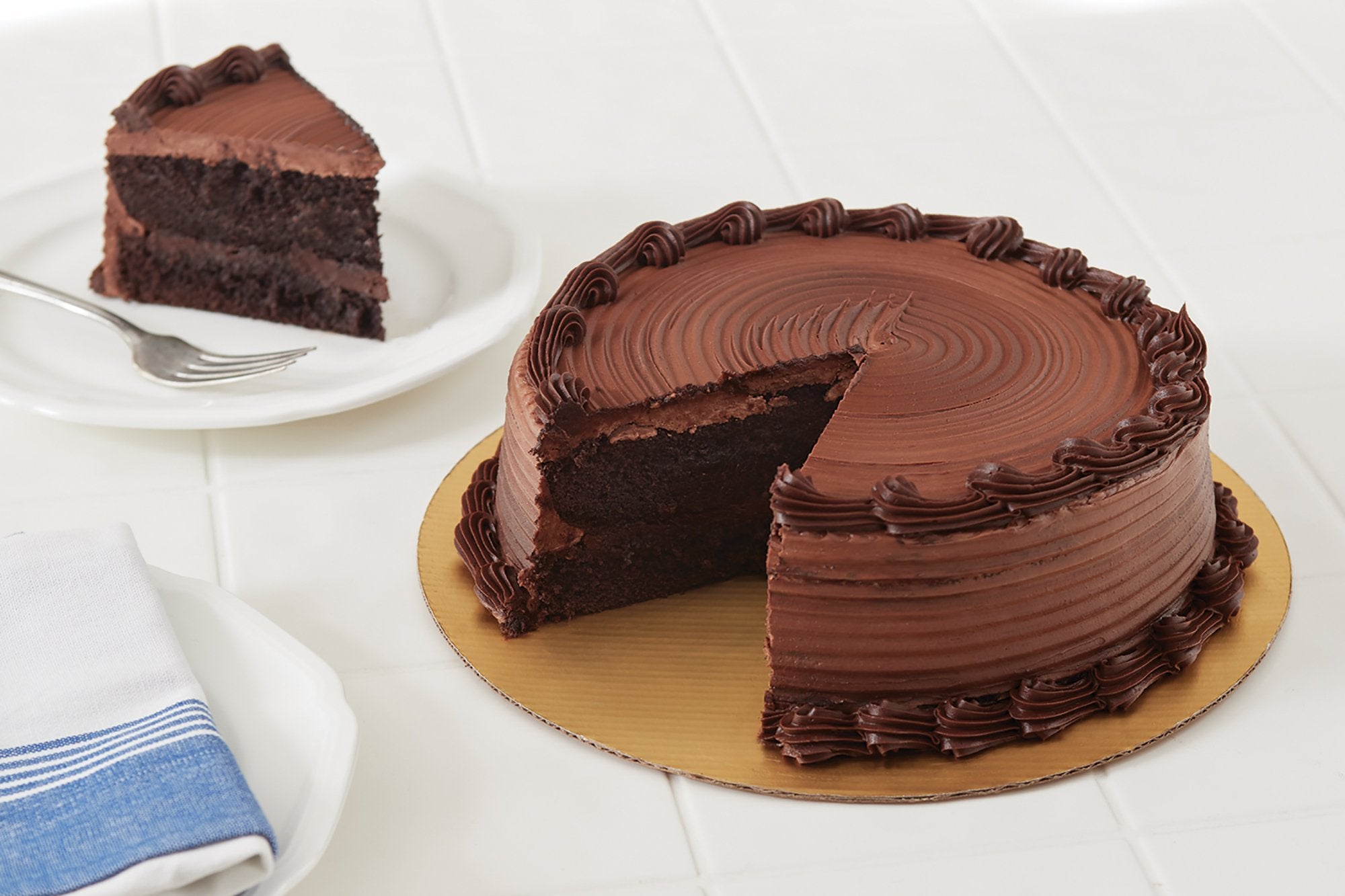 Fox Run 12-Piece Cardboard Scalloped Cake Circle Base, 10'', Gold