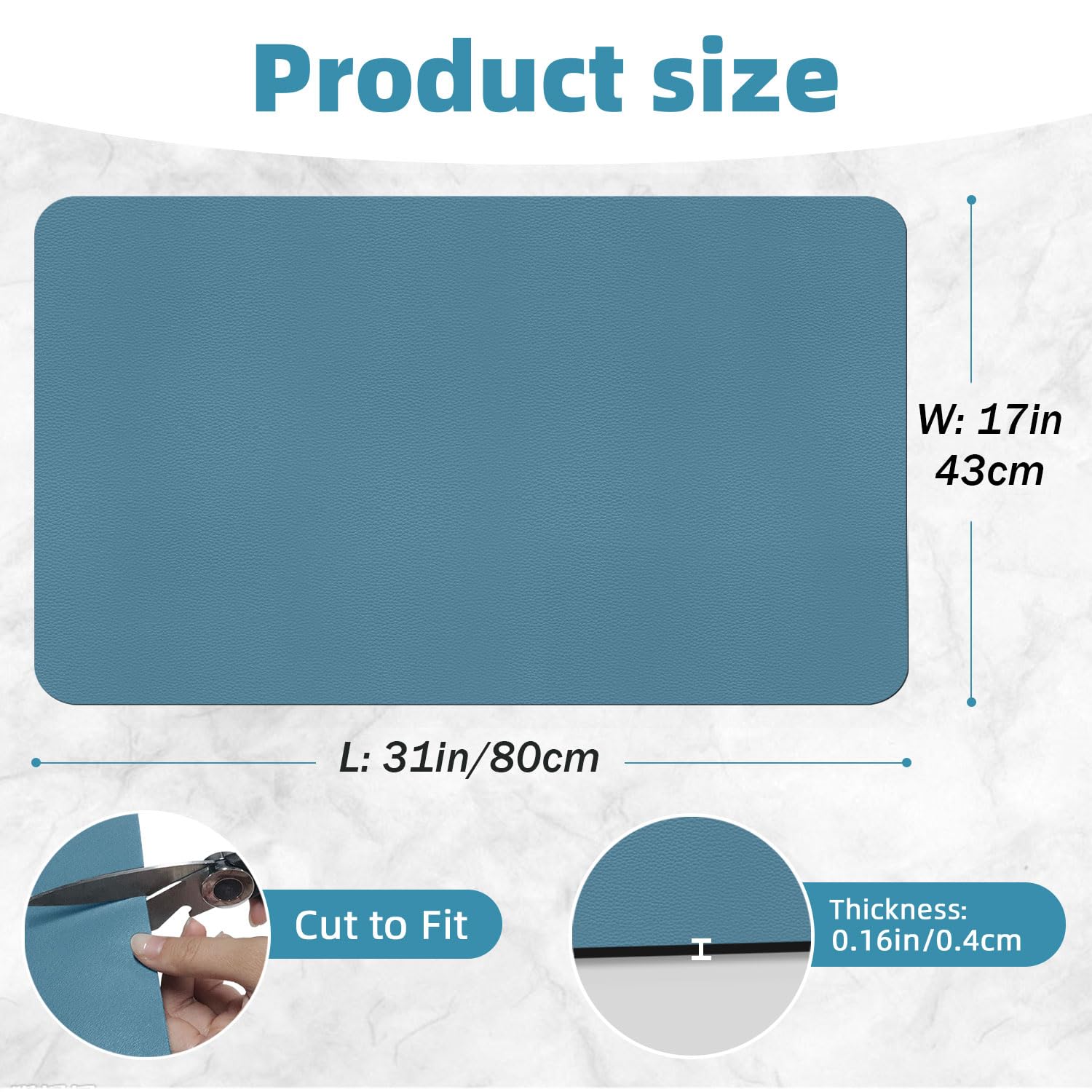 Poyang Coffee Bar Mat: 17'' X 31'' Coffee Mat With Rubber Backed, Hide Stains Coffee Machine Mat, Coffee Station Mat, Coffee Bar