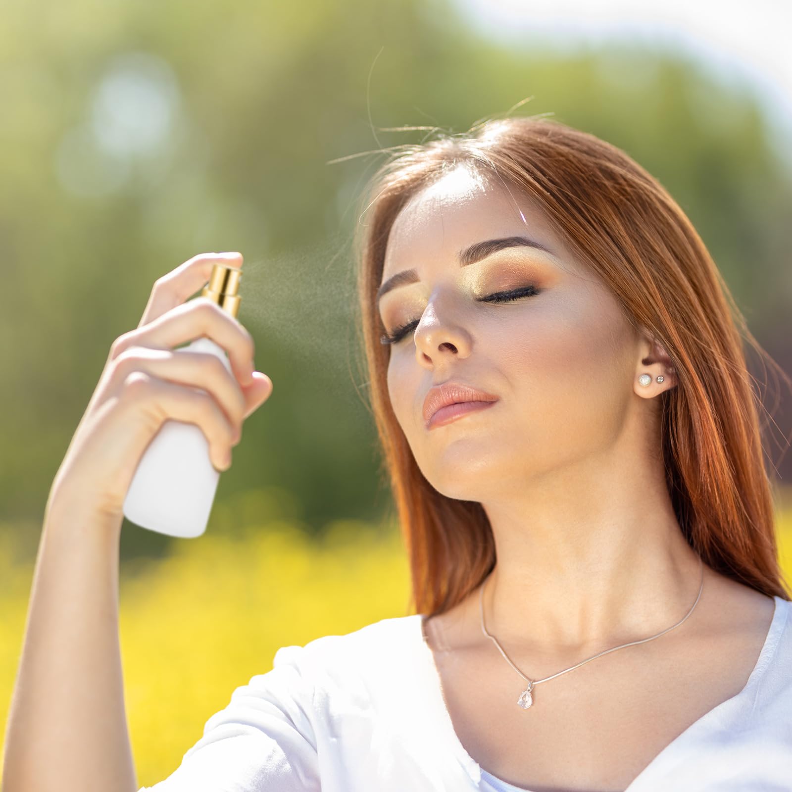 Tessco 20 Pieces Glass Spray Bottles Empty Perfume Atomizer Refillable Spray Mister Reusable Small Clear Fine Mist Sprayer Pump