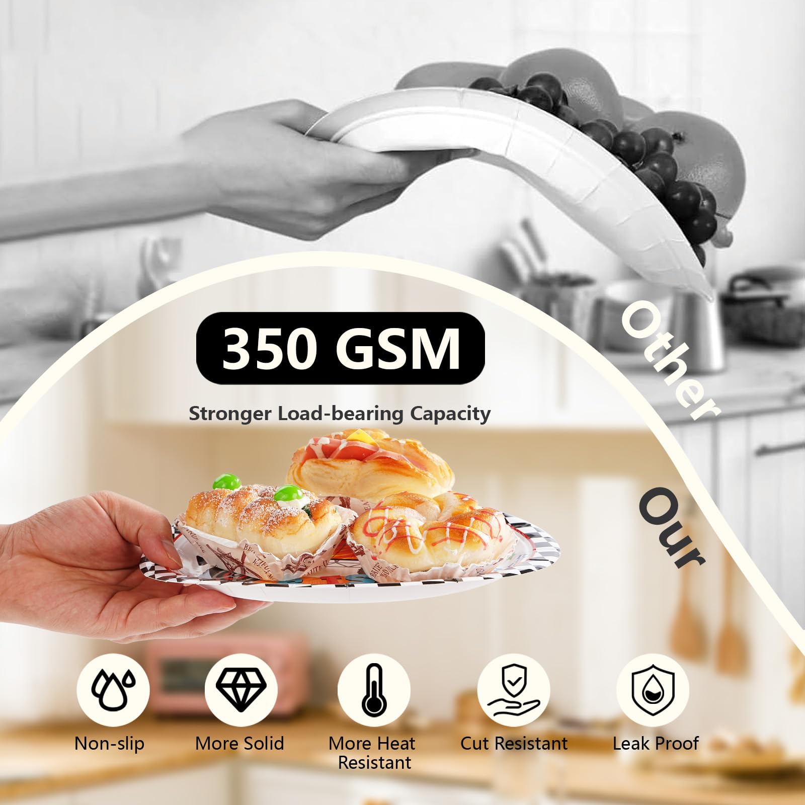 96 Pcs Monster Truck 4Th Birthday Party Supplies 350 Gsm Monster Truck Plates And Napkins Checkered Tableware Set Monster Birthd