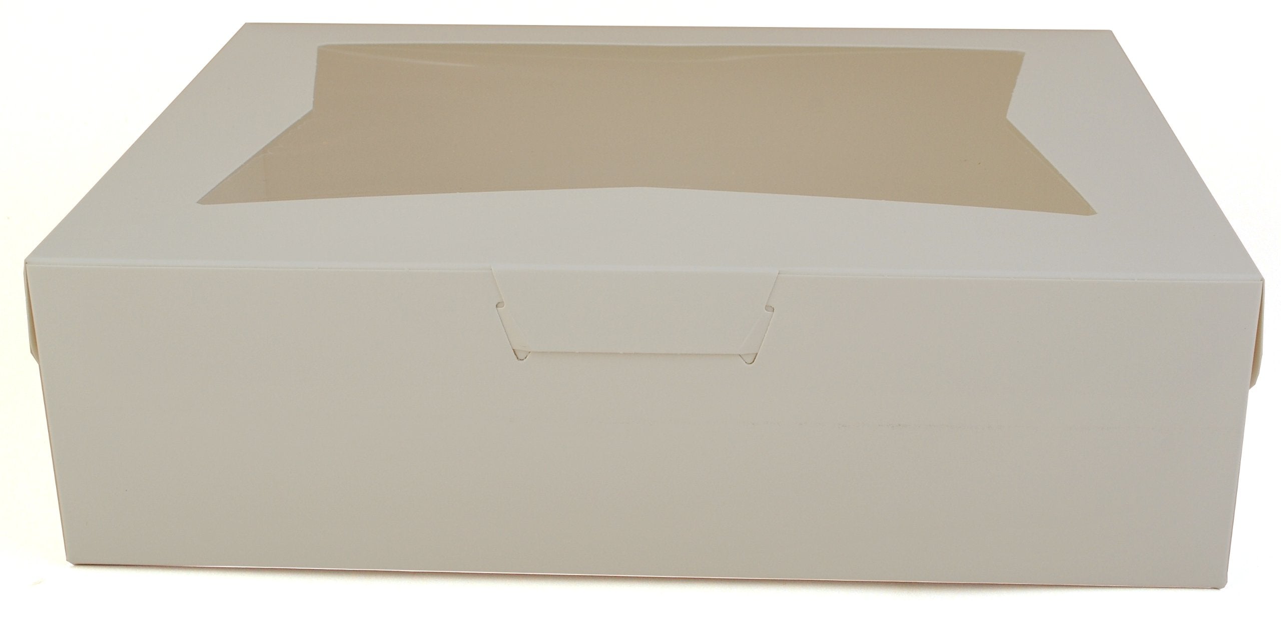 Sct White Window Bakery Boxes With Tuck-In Lid, 10 X 14 X 4, White, Paper, 100/Carton
