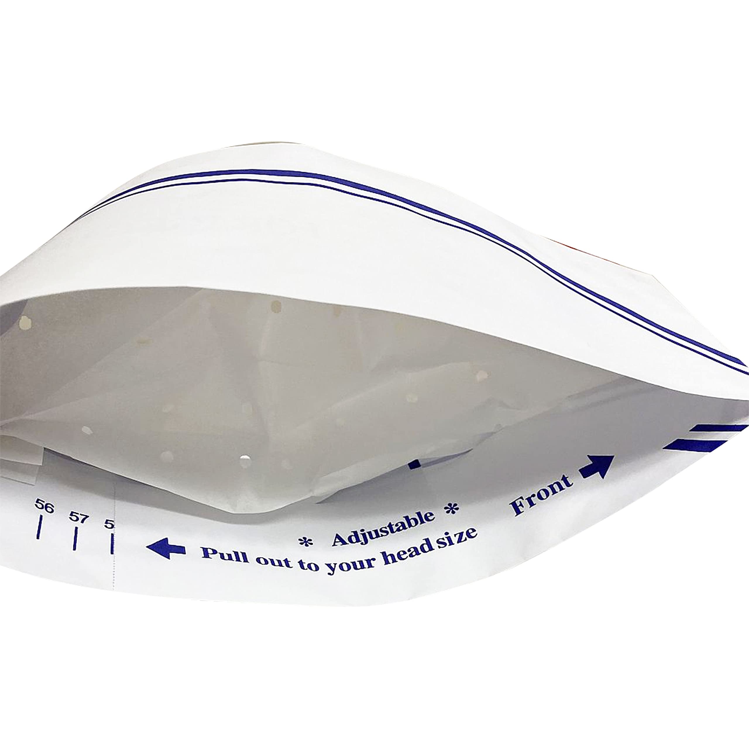 KingSeal Disposable Cook's Cap  Overseas Cap  Soda Jerk Cap - 1 Pack of 100 Each