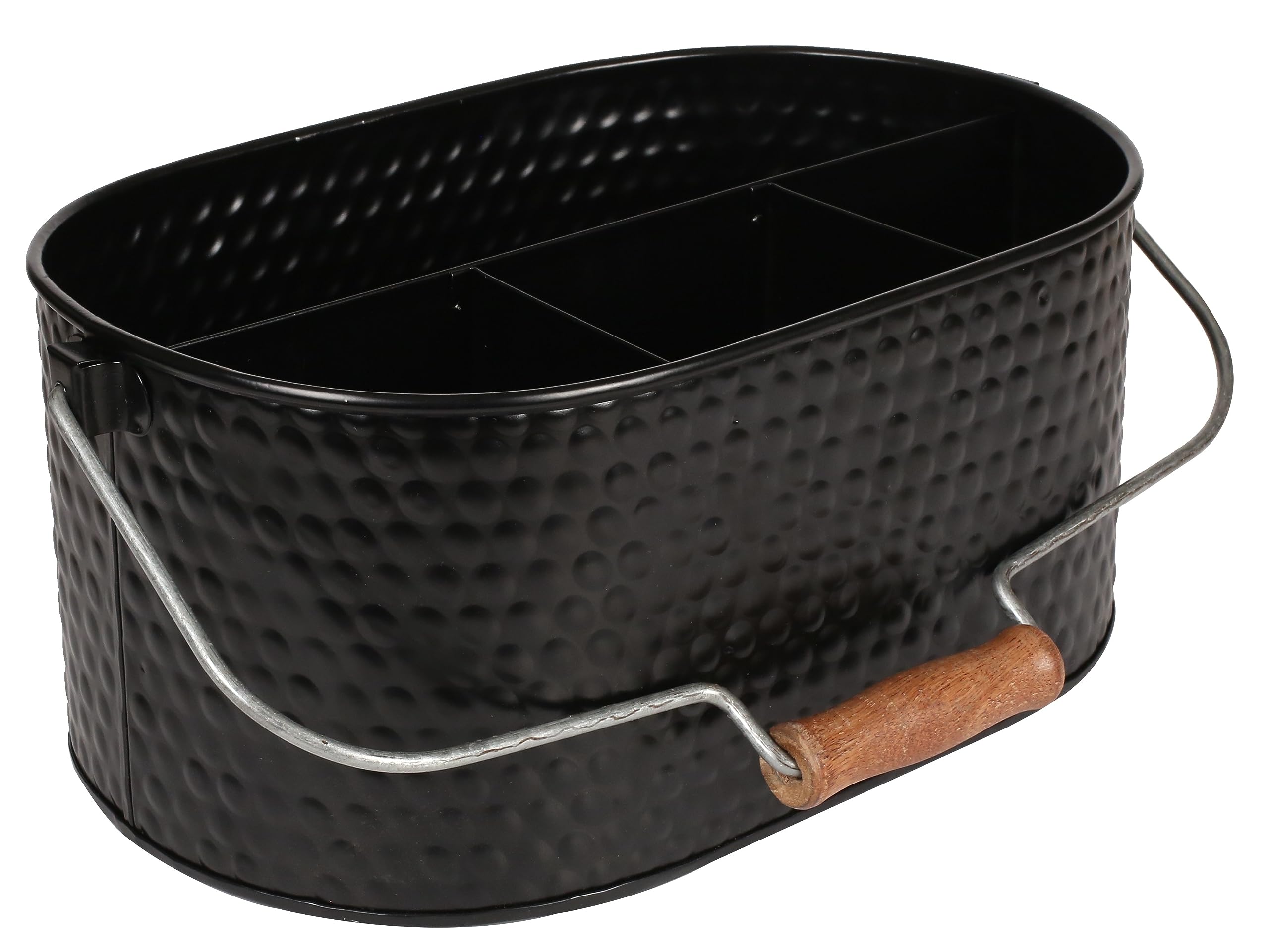 Galvanized Bucket,Galvanized Utensil Holder,Utensil Caddy,Silverware Caddy,Metal Caddy,Outdoor Utensil Caddy,Tin Utensil Holder,