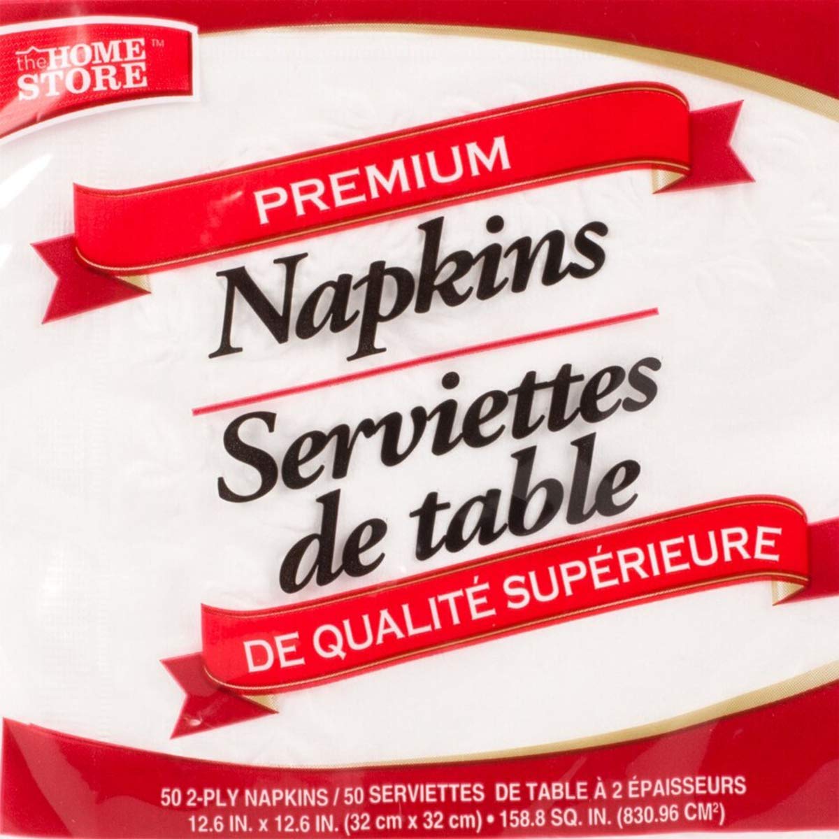 White Napkins Paper, Premium, Usa Made! 100-2 Ply 12.6 X 12.6. Napkin Are Thick, Absorbent &. The Quality Of This Napkin Rivals