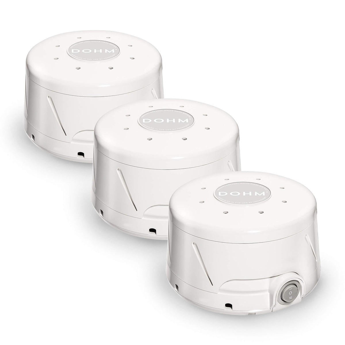 Yogasleep Dohm Classic (3 Pack) The Original White Noise Sound Machine, Soothing Natural Sounds From A Real Fan, Sleep Therapy F