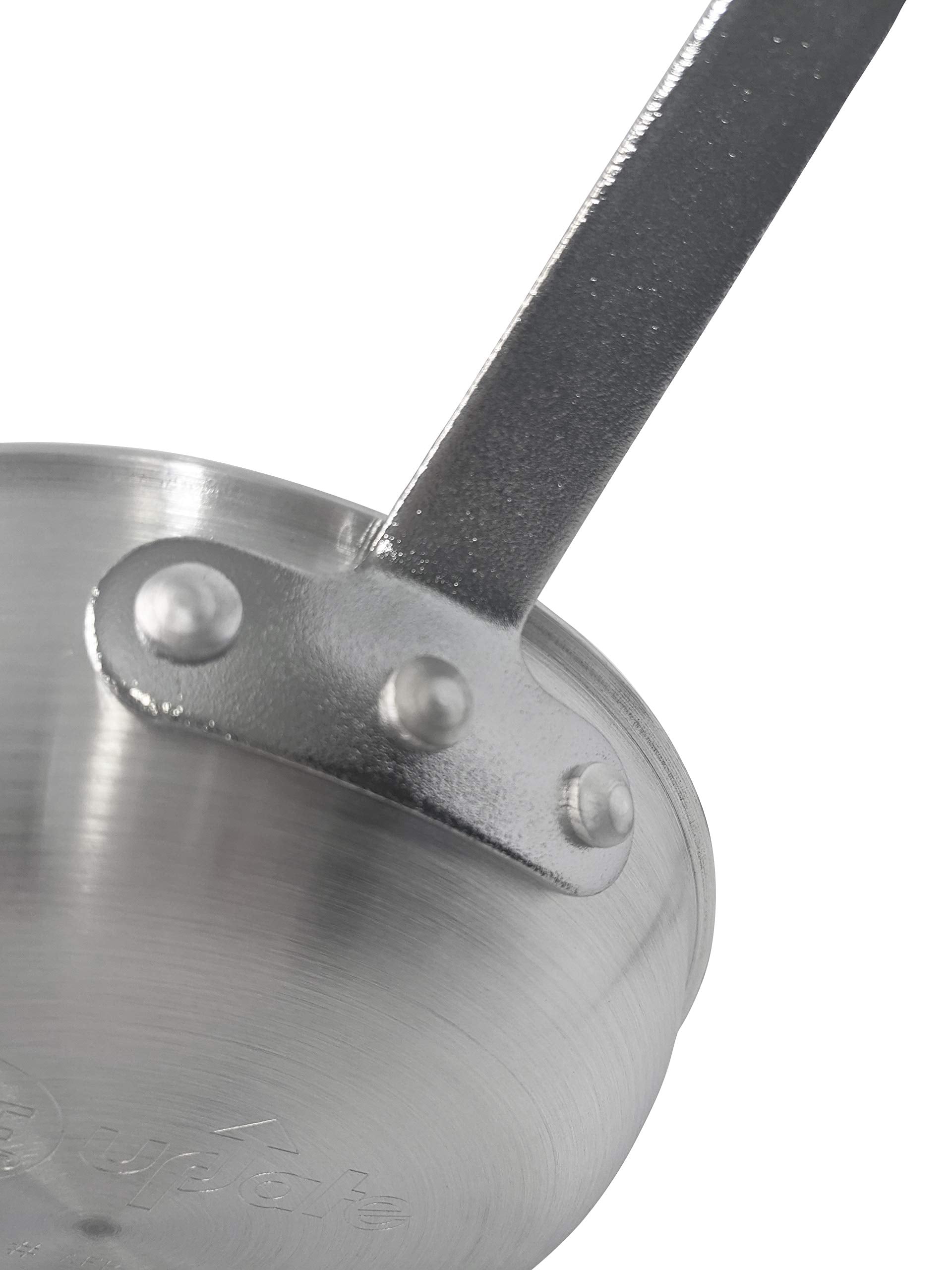 10 Inch Natural Finish Aluminum Frying Pan  Fry Pan  Commercial Grade - NSF Certified