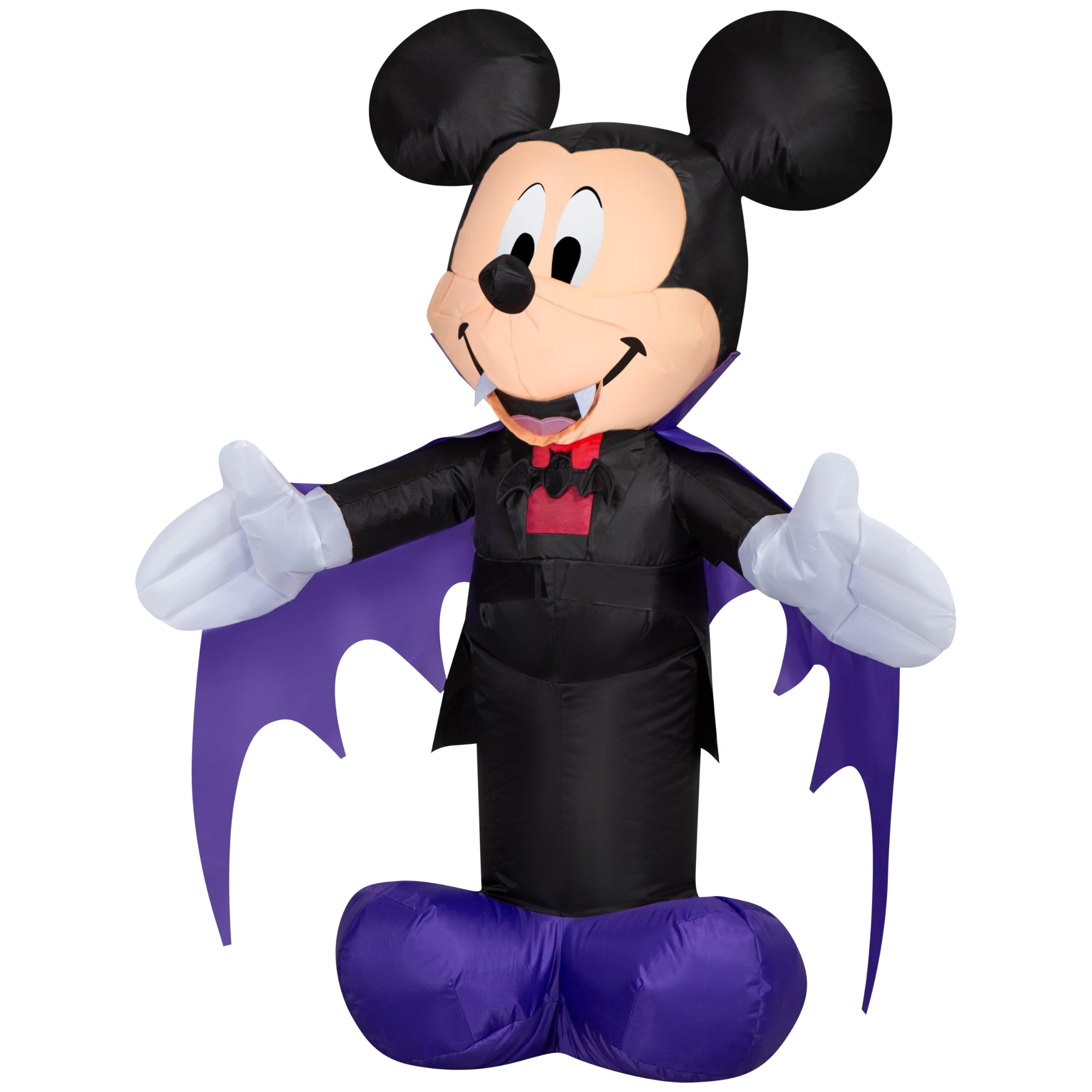 Gemmy Airblown Inflatable Vampire Mickey Disney, 3.5 ft Tall, Multicolored