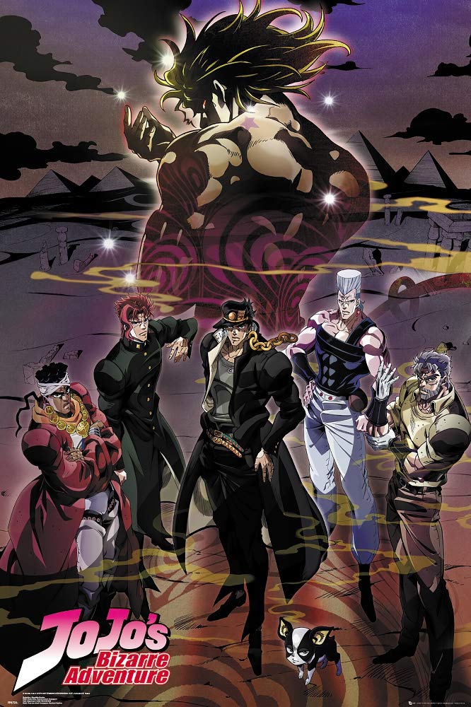 Jojo'S Bizarre Adventure Poster Limited Anime Version, Size 24X36