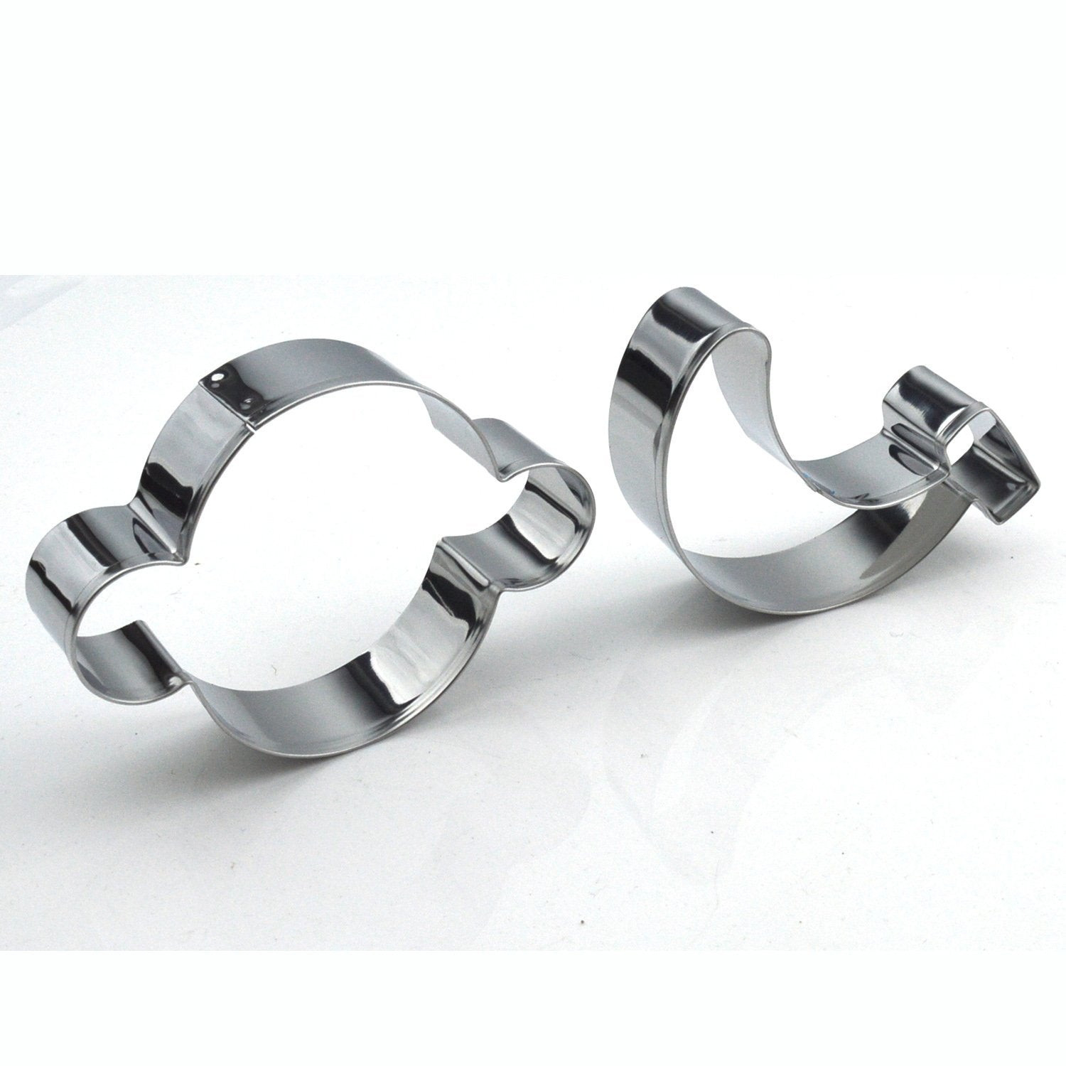 Gxhuang Monkey Banana Cookie Cutter - Stainless Steel - 2Pieces