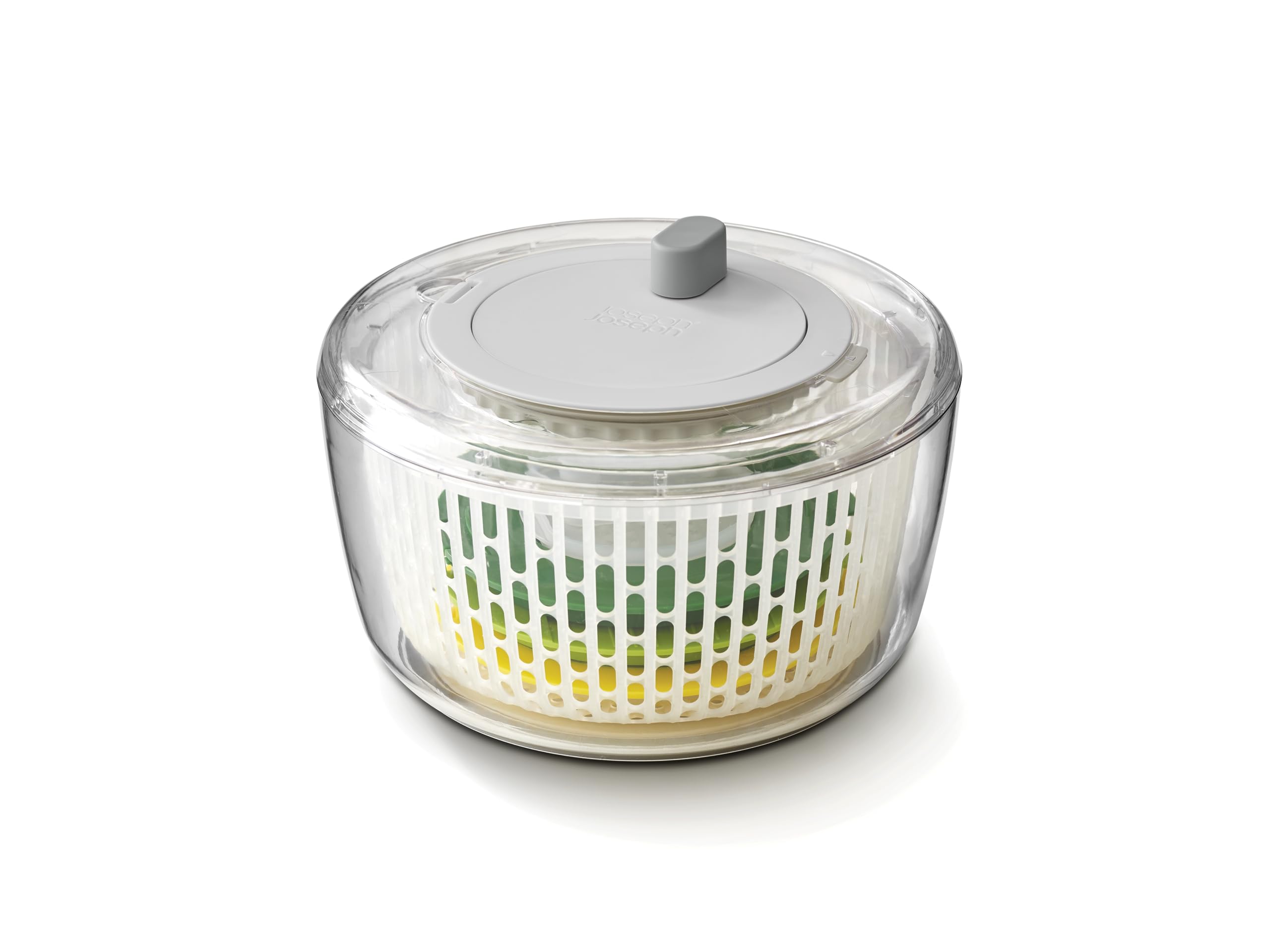 Joseph Joseph Multi-Prep 4-Piece Salad Making Set, Multi-Color, Salad Spinner, Spiral Cutter, Slicer And Grater, Compact Storage