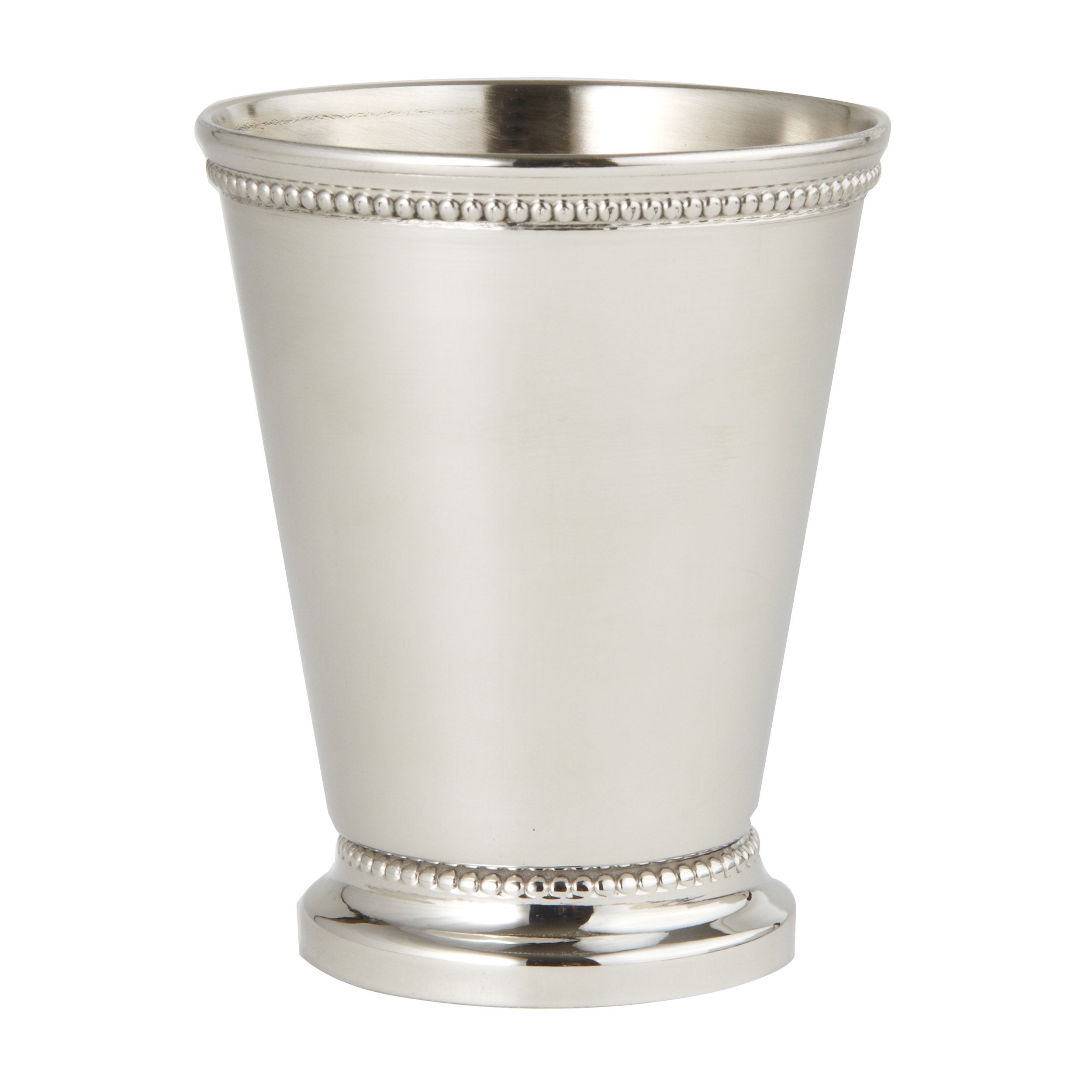 Elegance Small Beaded Mint Julep Cup - 6 Oz. - 3 1/2''