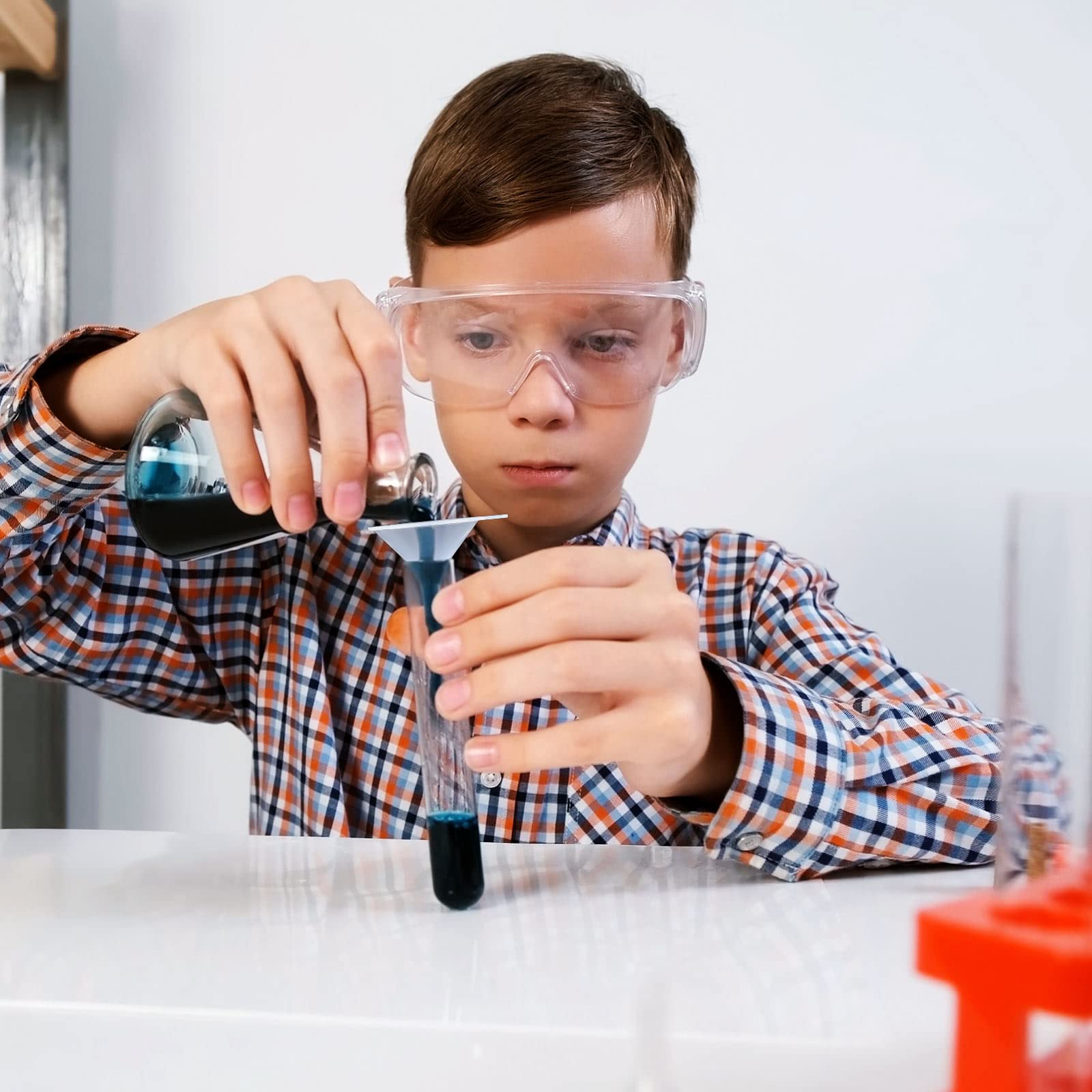 100 Pcs Small Funnel For Filling Small Bottles 2.16 Inch Clear Plastic Mini Funnels, Tiny Funnels Plastic Funnel For Lab Bottles