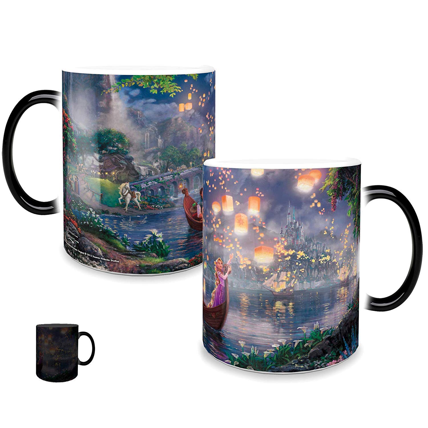 Disney - Tangled - Rapunzel - I See the Light - One 11 oz Morphing Mugs Color Changing Heat Sensitive Ceramic Mug - Image Reveal