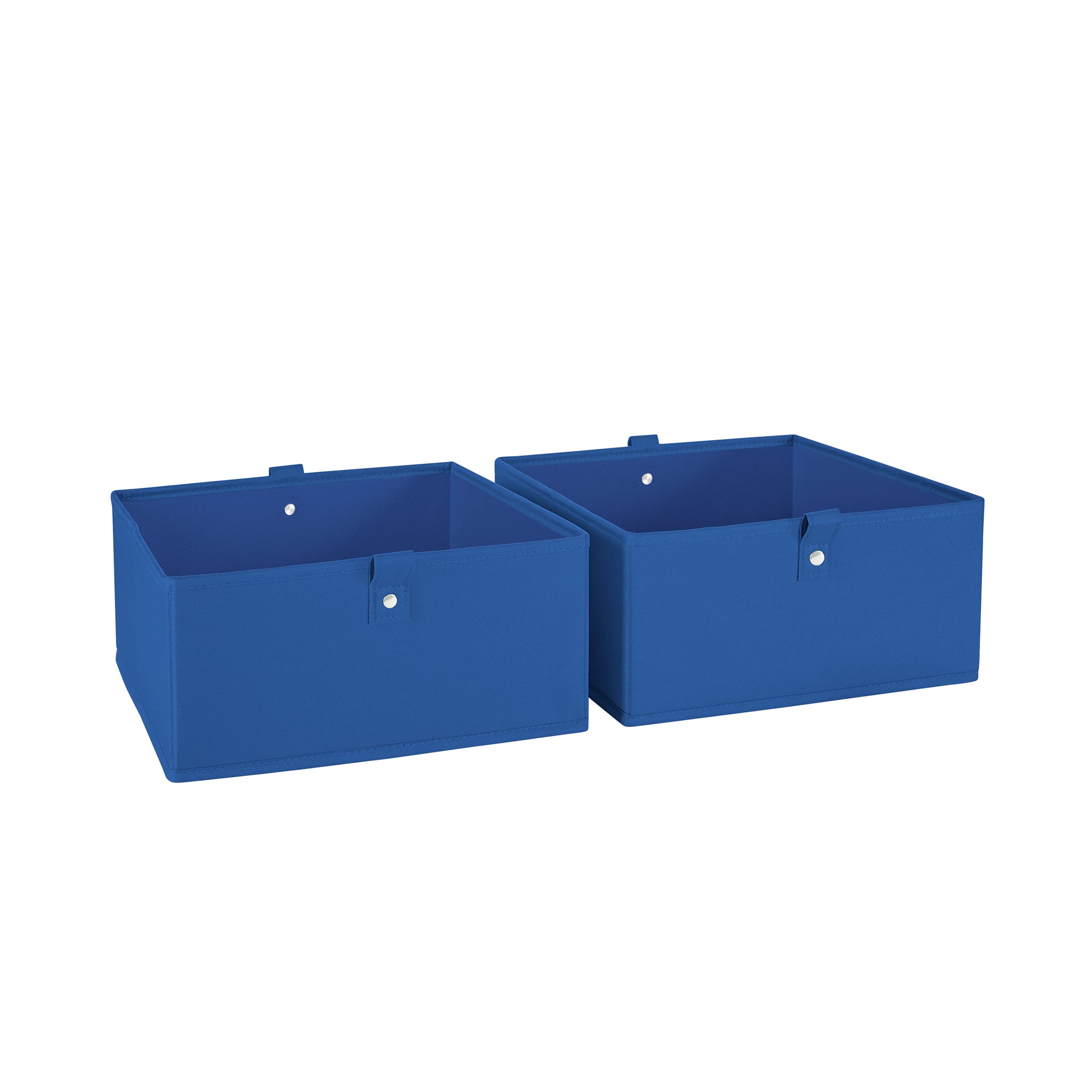 Riverridge Kids 2Pc 10.5In W X 5In H Folding Storage Bin Set - Blue