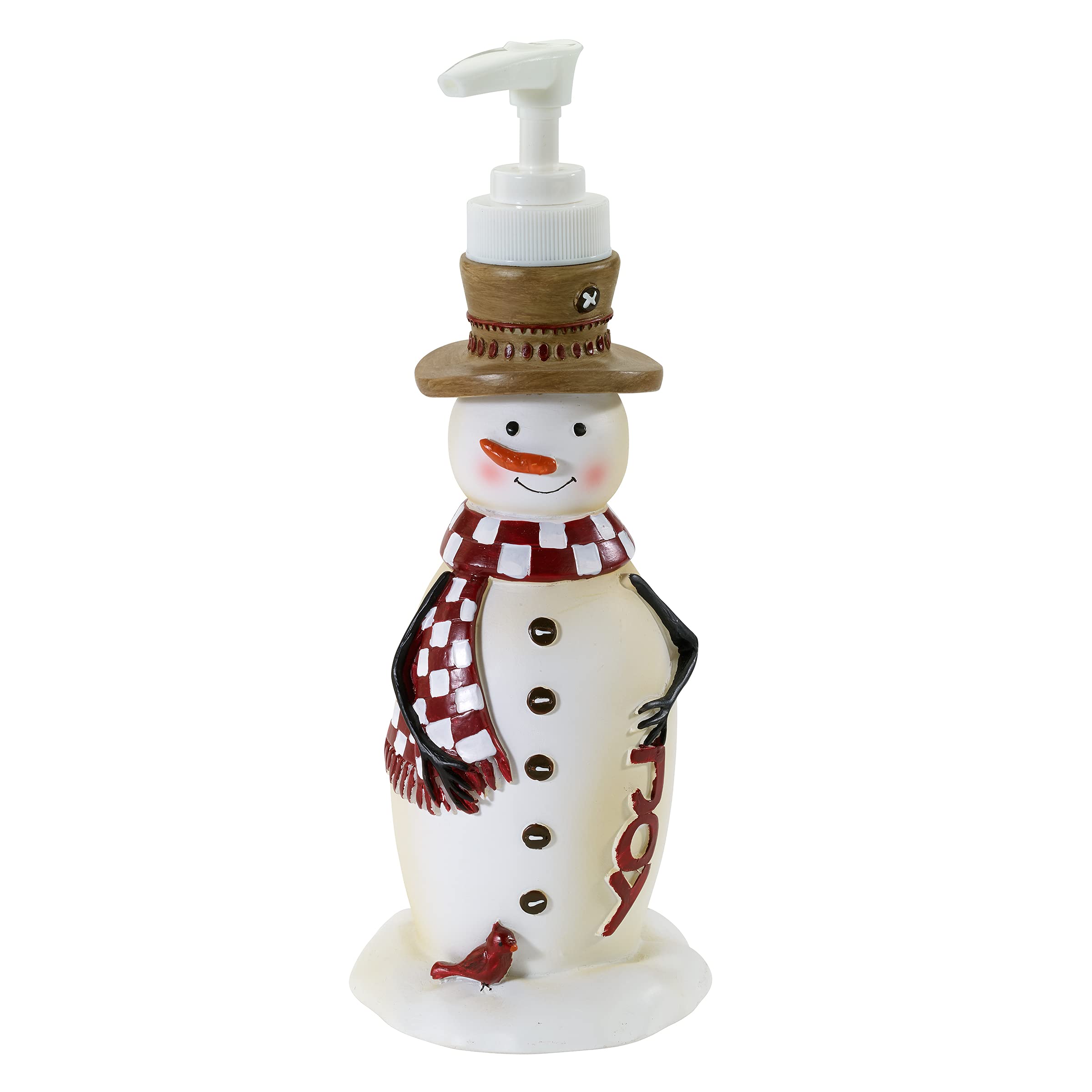 Avanti Linens - Soap Dispenser/Lotion Pump, Guest Bathroom Essentials, Holiday Home Decor (Country Friends Collection)