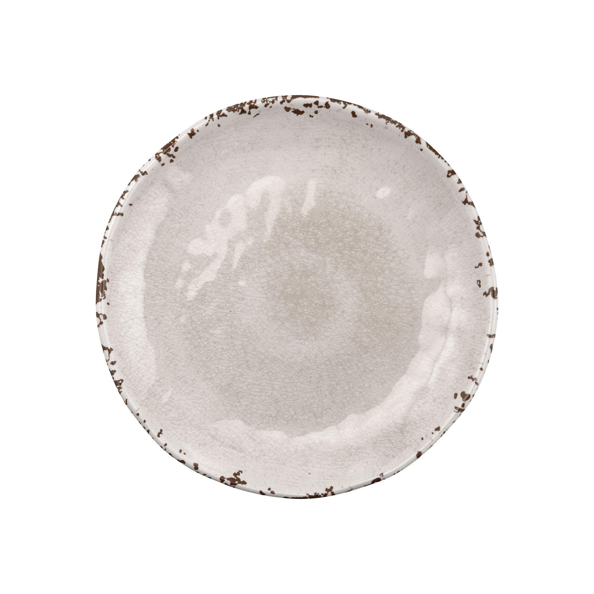 Supreme Housewares 4-Piece 6 Inch Melamine Dessert Plates Appetizer Dinner Plates Small Serving Plates Party Plates Round Plate