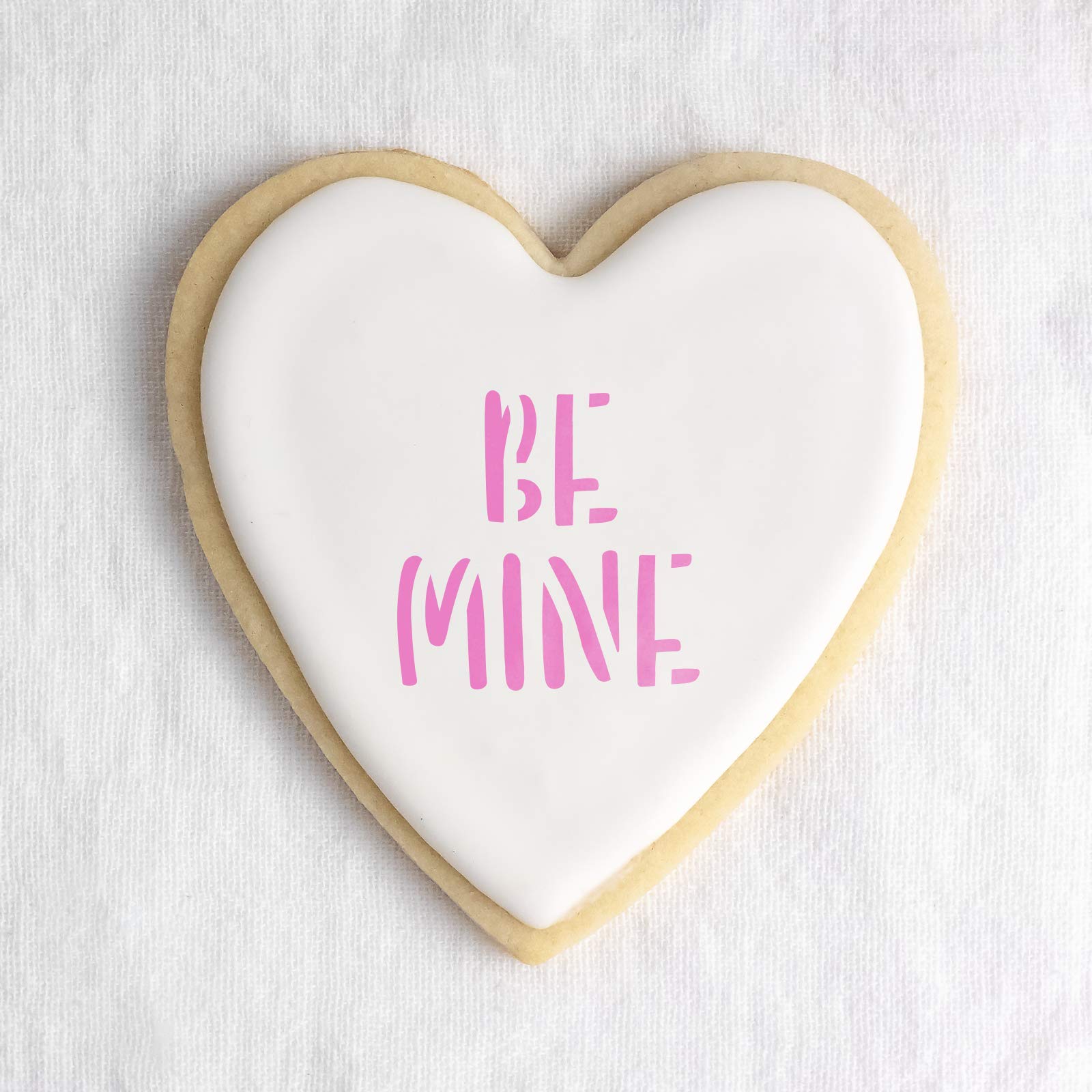Valentine Sayings Cookie Stencil - Versatile Baking Stencils For All Occasions And Celebrations