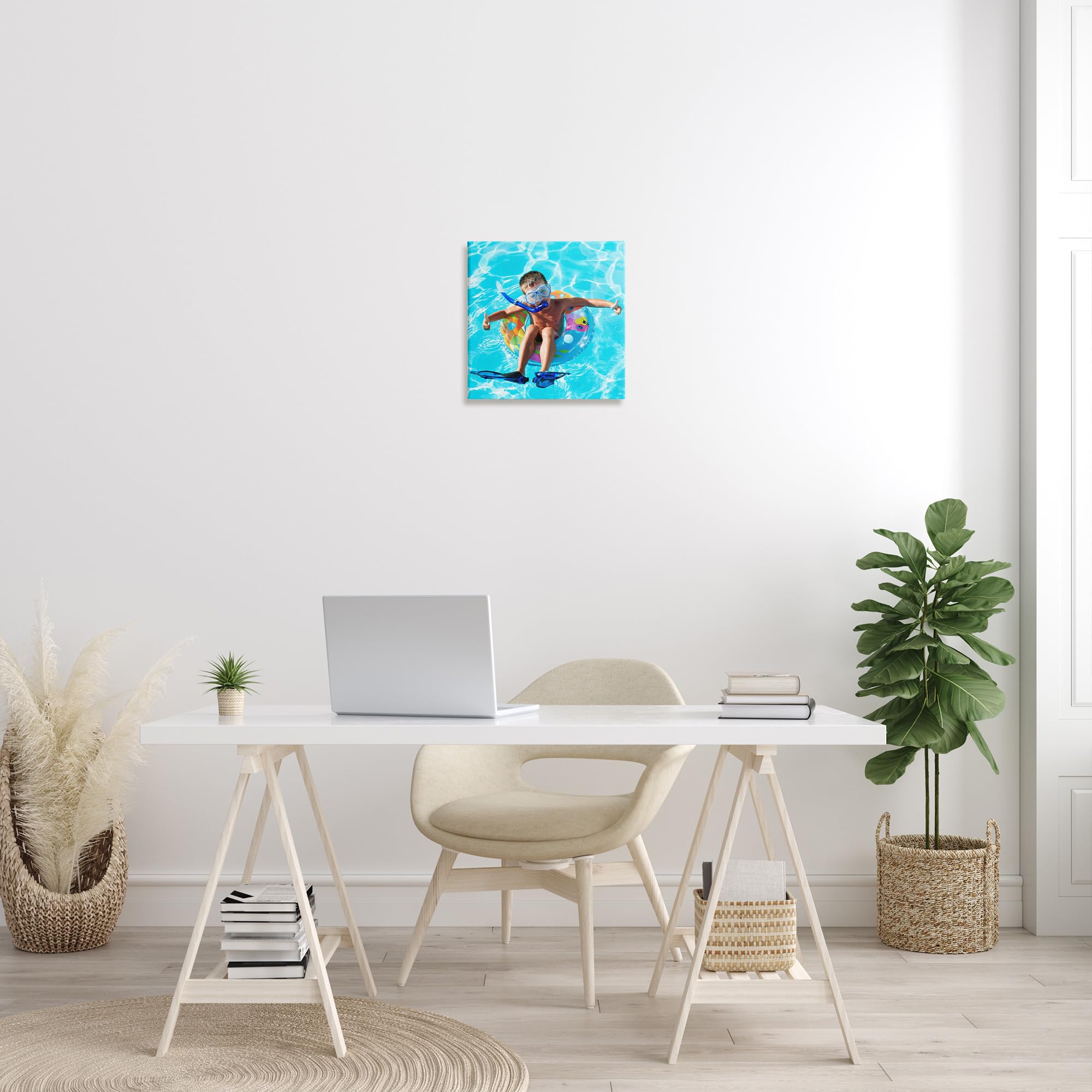 Stupell Industries Personalized Custom Print Square Canvas Wall Art