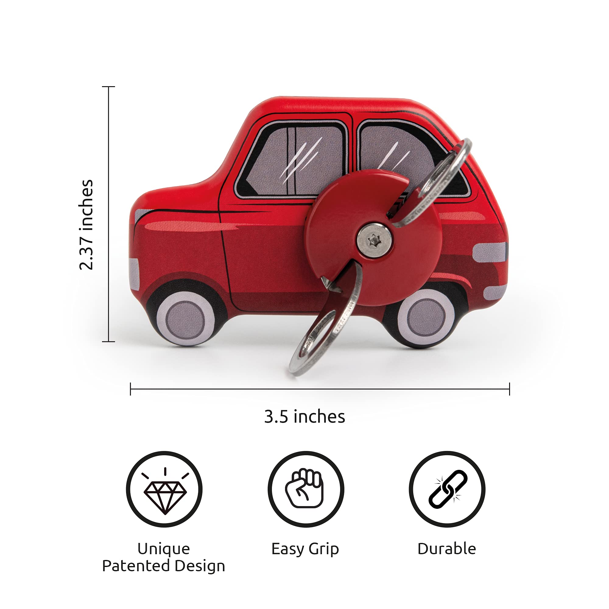 Ototo Can Do Manual Can Opener - Handheld Can Opener Manual - Easy Grip & Durable Safety Can Opener - Fun Kitchen Gadgets Design