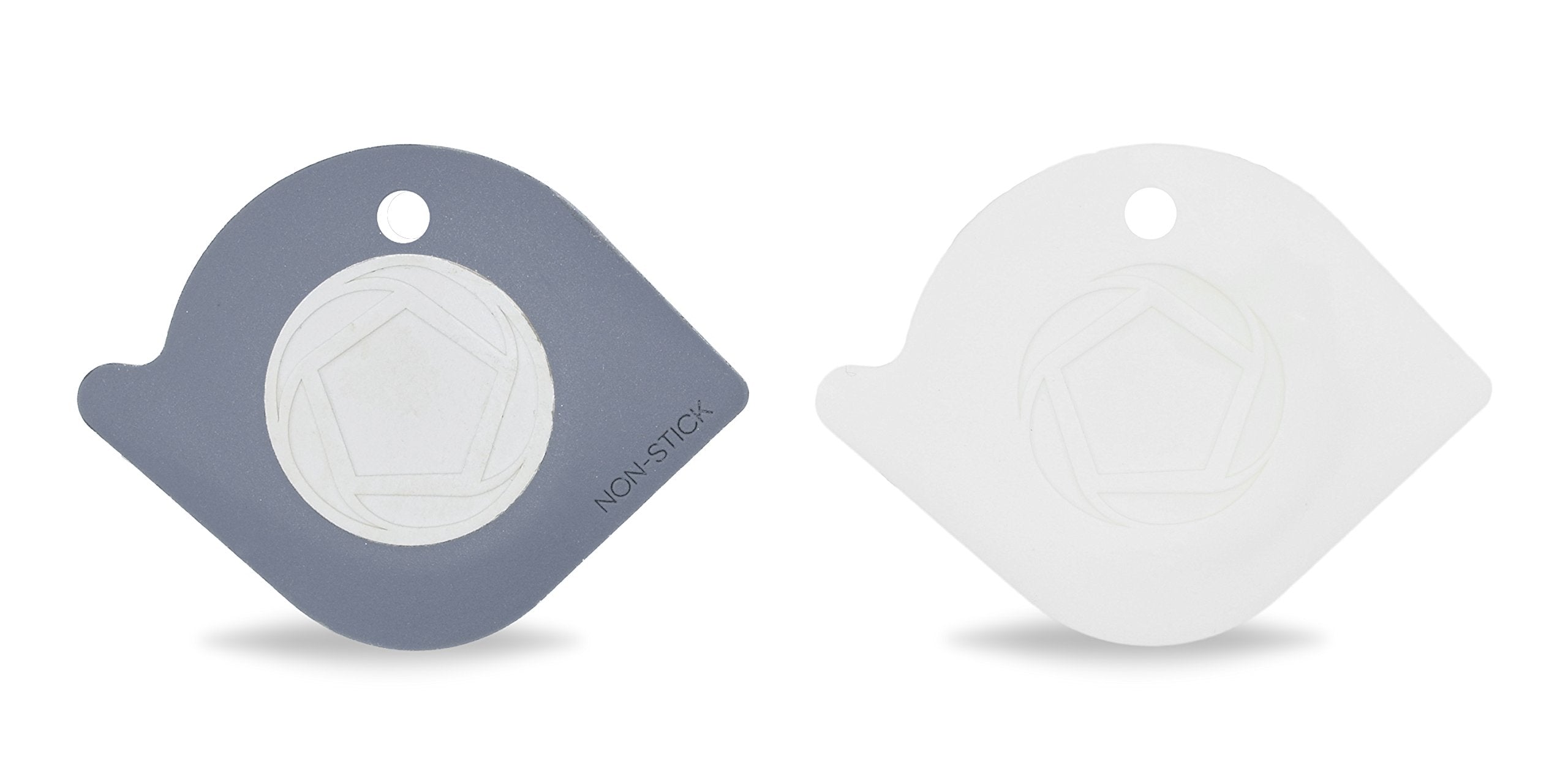 Full Circle Power Couple Cast Iron Pot Cleaner, Pan Scraper, White