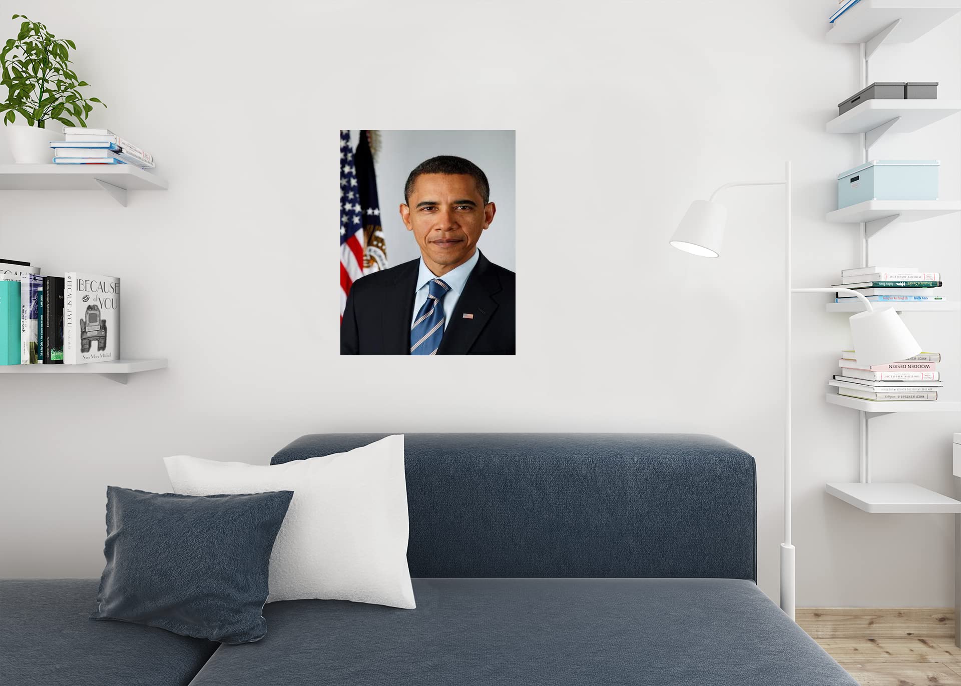 Poster Foundry Barack Obama Official Presidential Photo Portrait Wall Art Print 24x36 inches