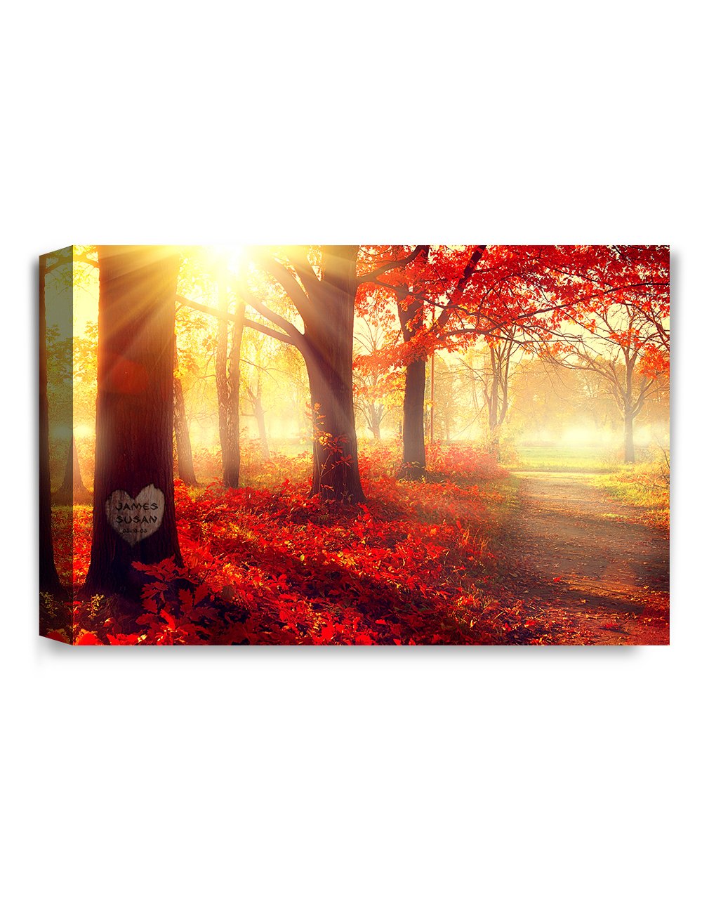 Ipic - You Are My Sunshine, Personalized Artwork With Names And Date On, Customized Gift For Anniversary,Wedding,Birthday And Ho