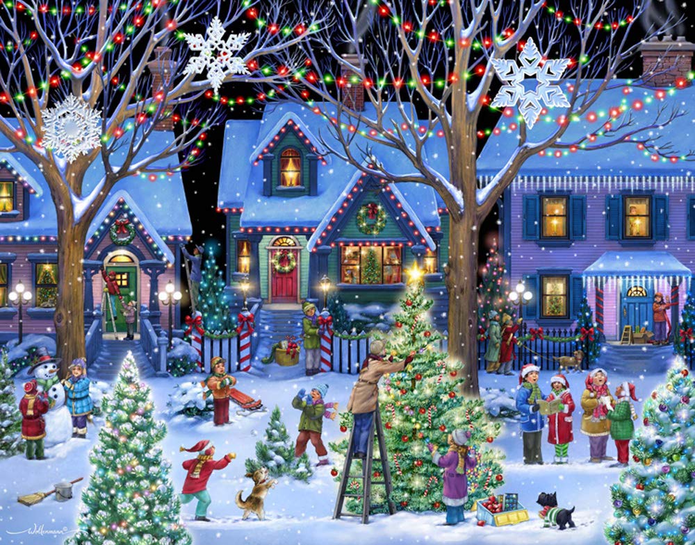 Christmas Village Sticker Advent Calendar