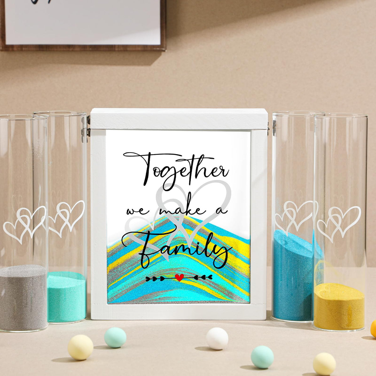 Anglechic Wedding Unity Sand Ceremony Kit Unity Sand Set For Wedding W ...