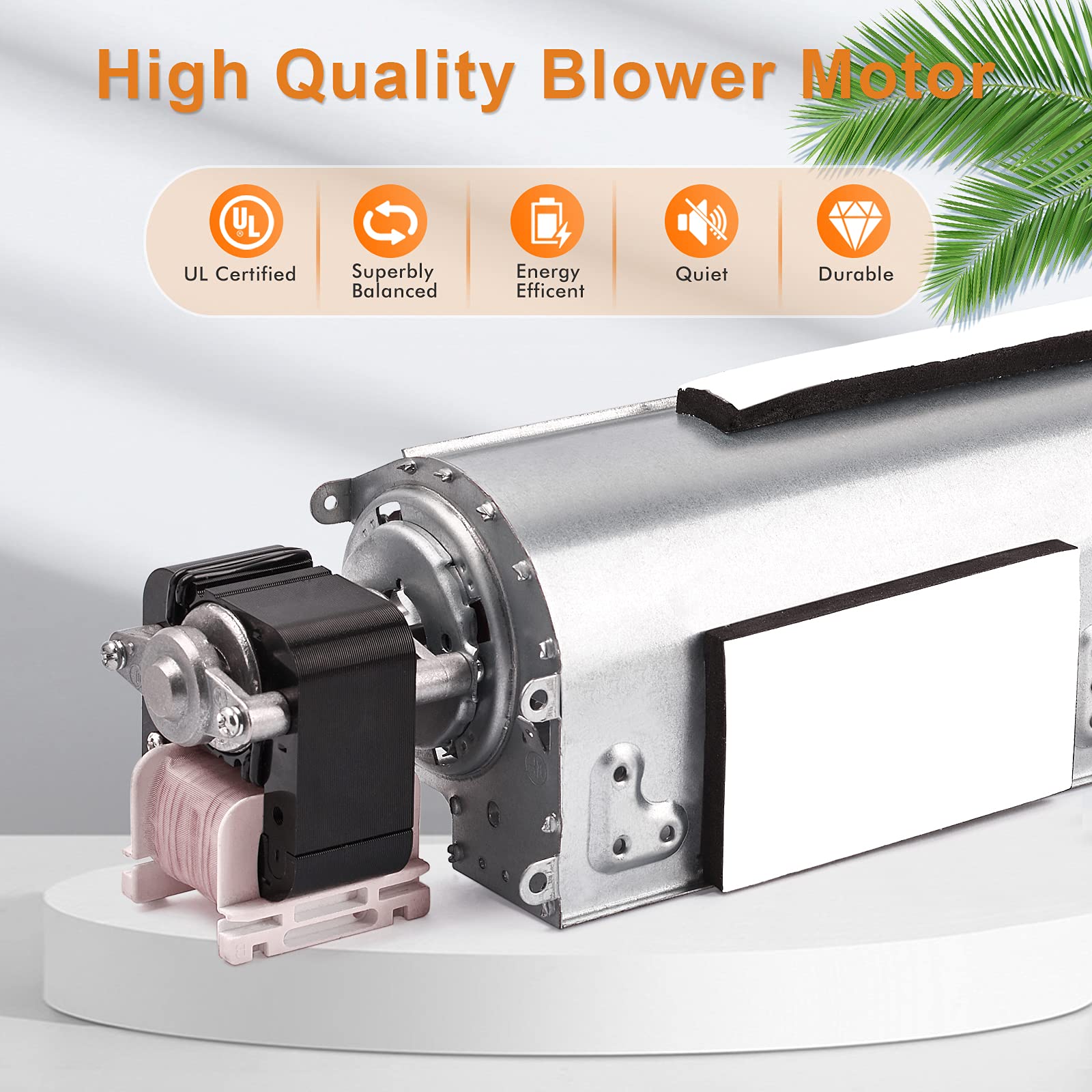 Adviace BKT BK Blower Fan Kit for Desa Tech, FMI, Vanguard, Vexar & Astria Fireplaces, GA3650 GA3700 GA3750 GA3650T GA3700T GA37