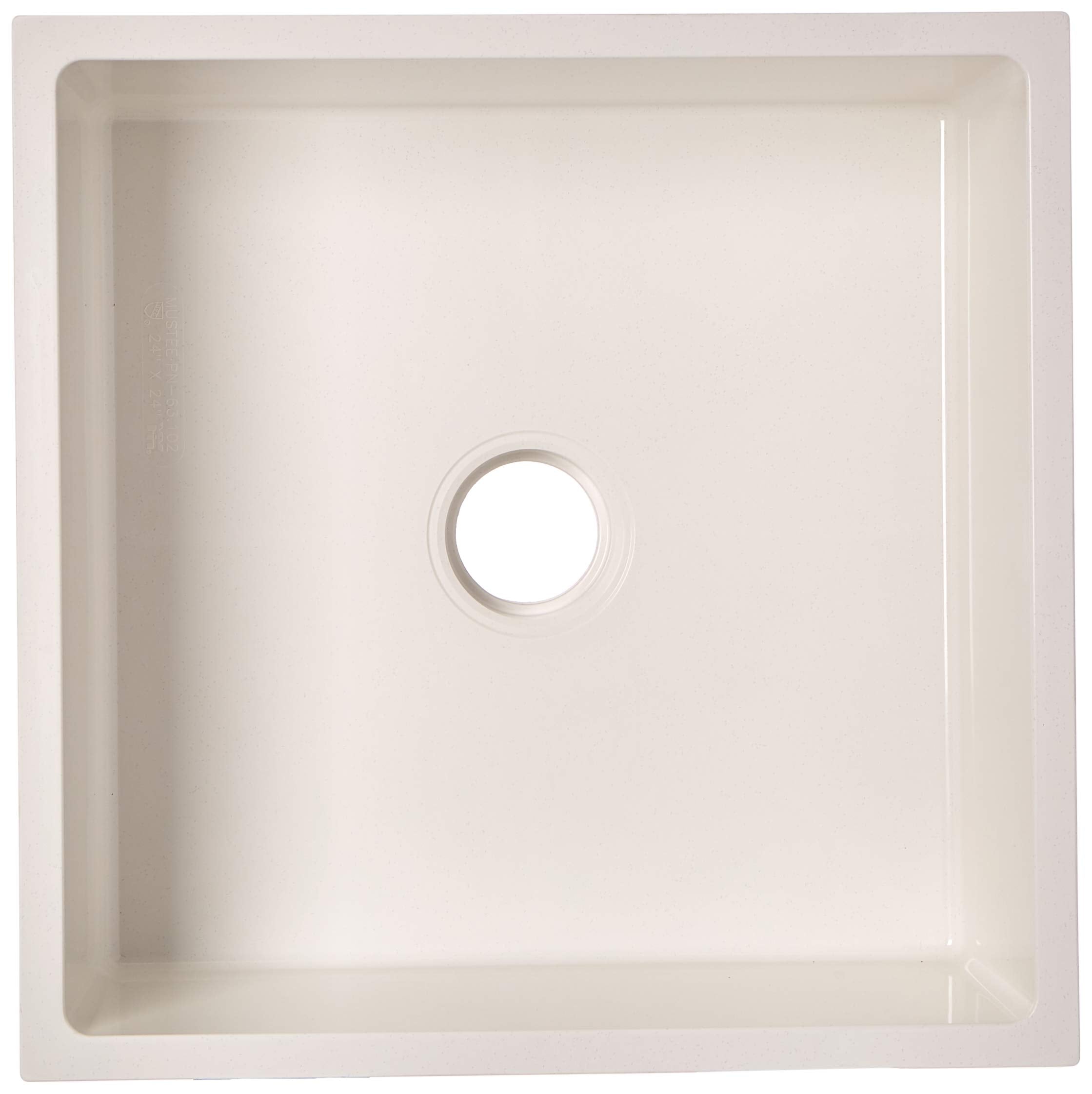 Mop Sink, White, Durastone(R) Material