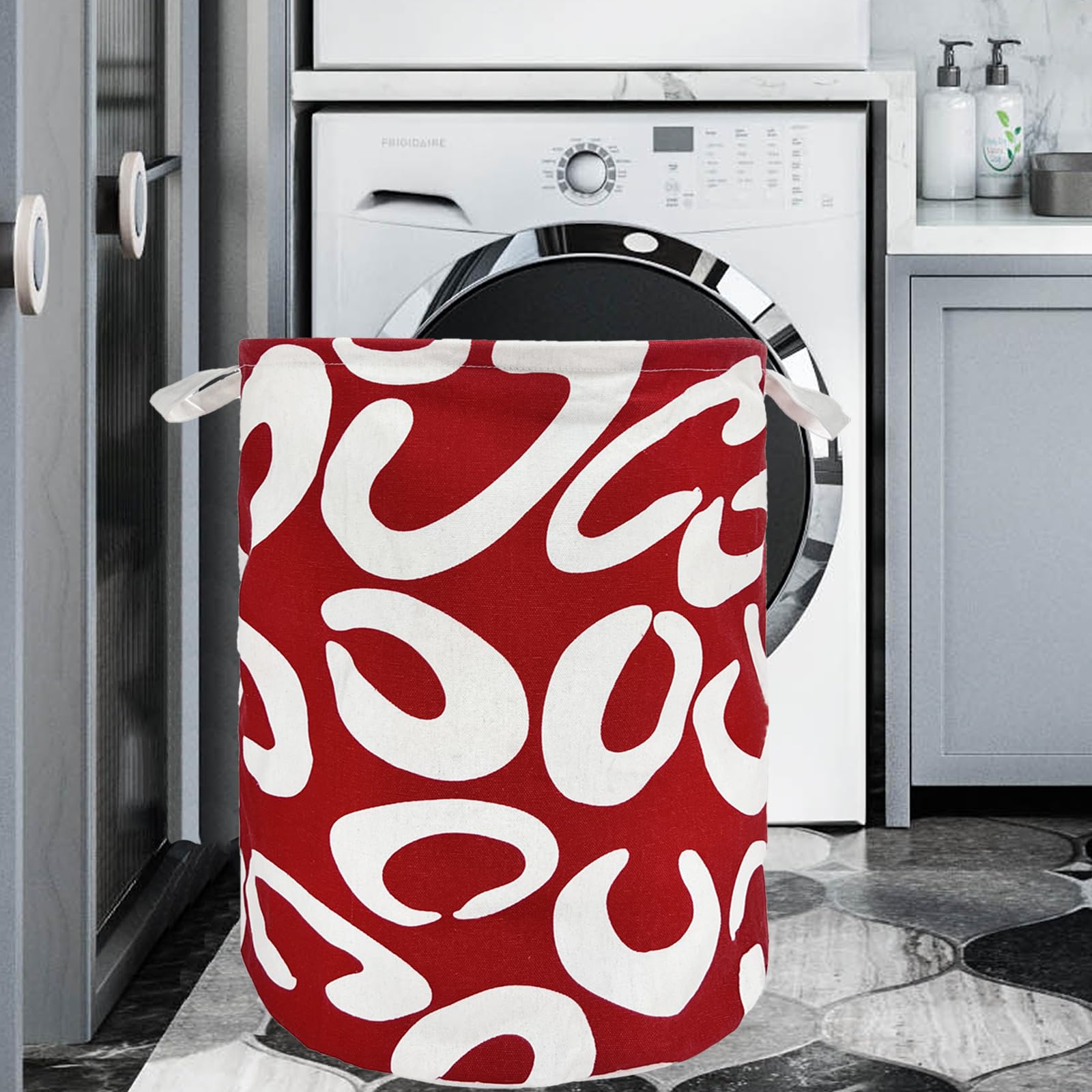 Aouker Merdes 19.7 Waterproof Foldable Laundry Hamper, Dirty Clothes Laundry Basket, Linen Bin Storage Organizer For Toy Collect