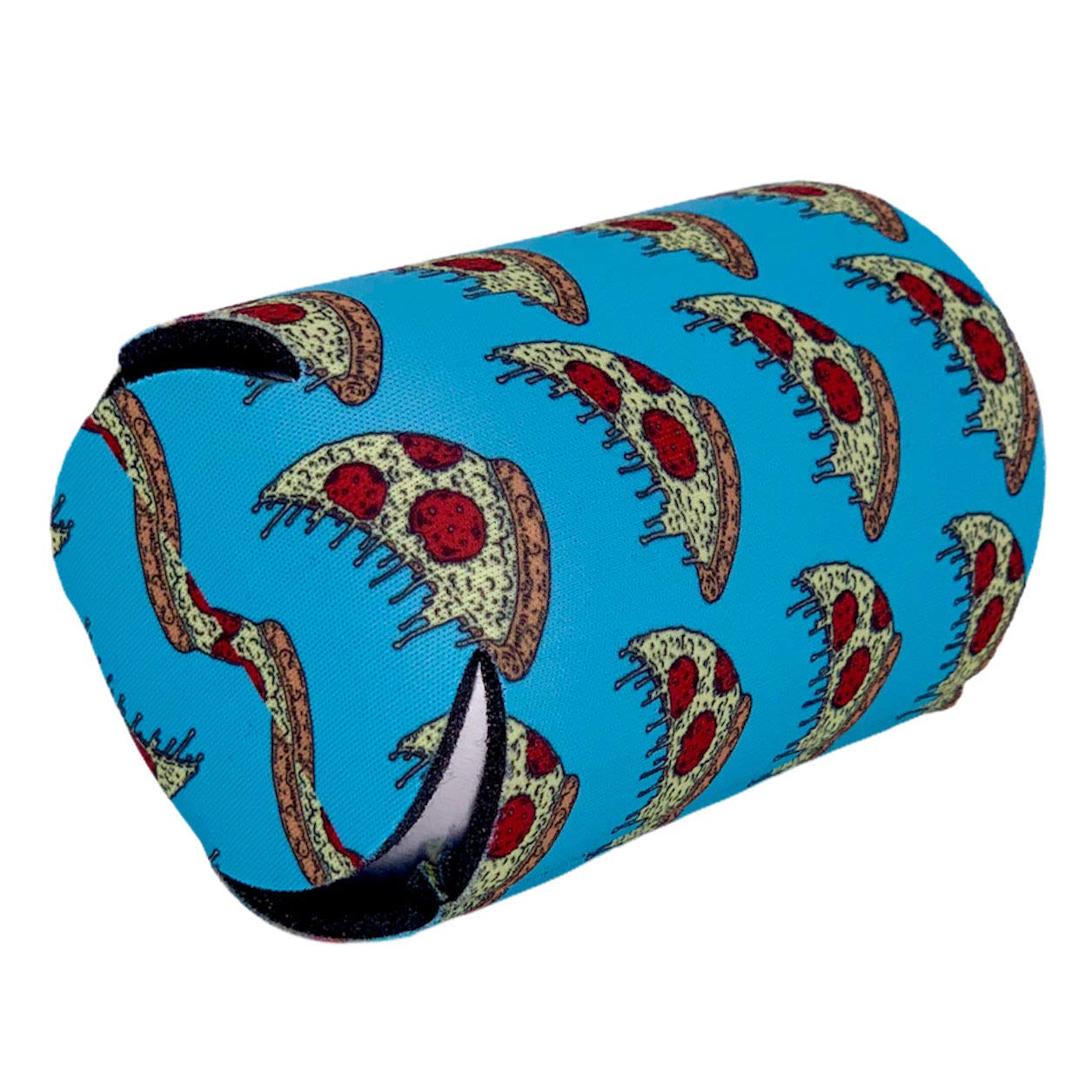 Pizza Slice Pattern Collapsible Can Coolie (1)